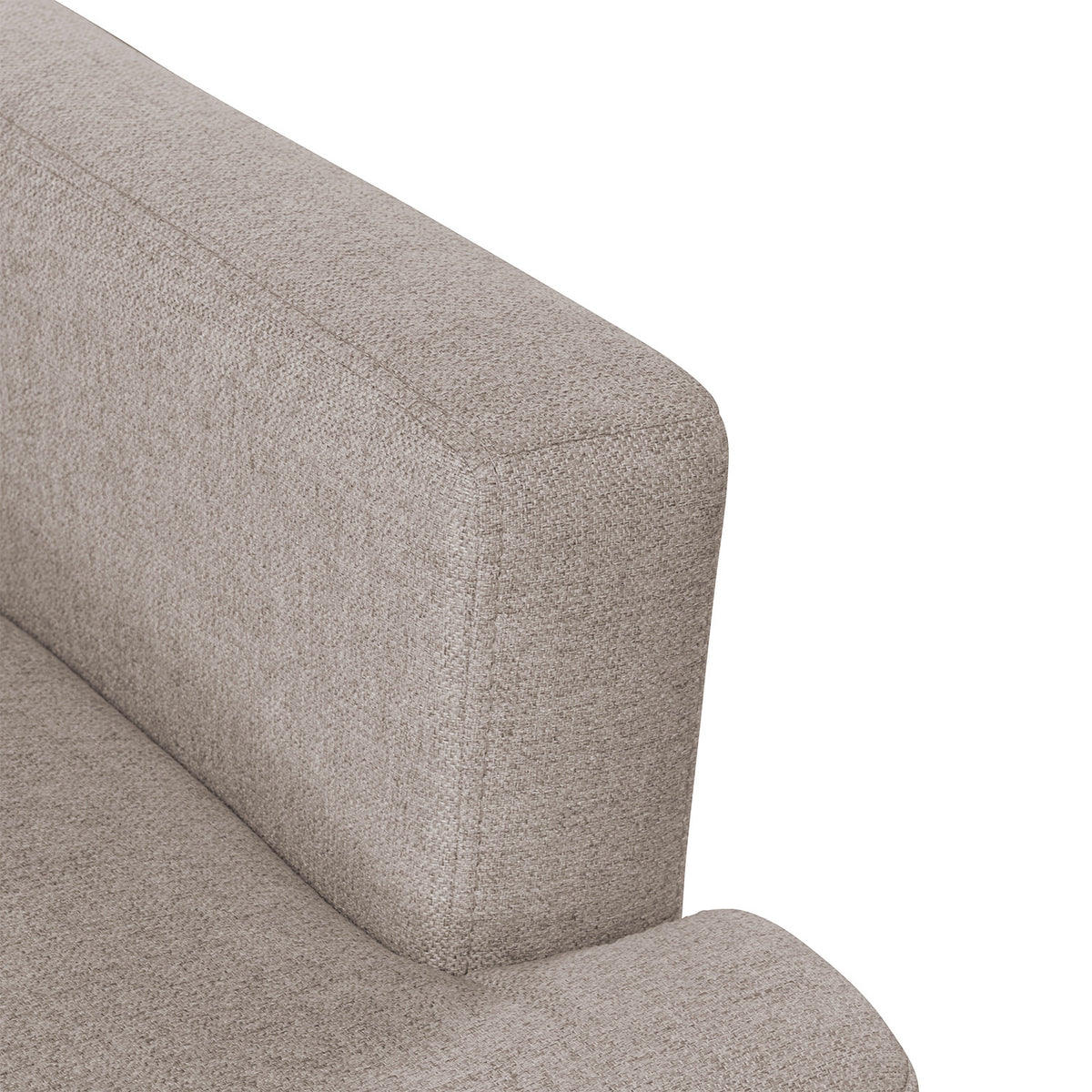 Sofá 2 Puestos Luka Lino Verona Beige, Natural
