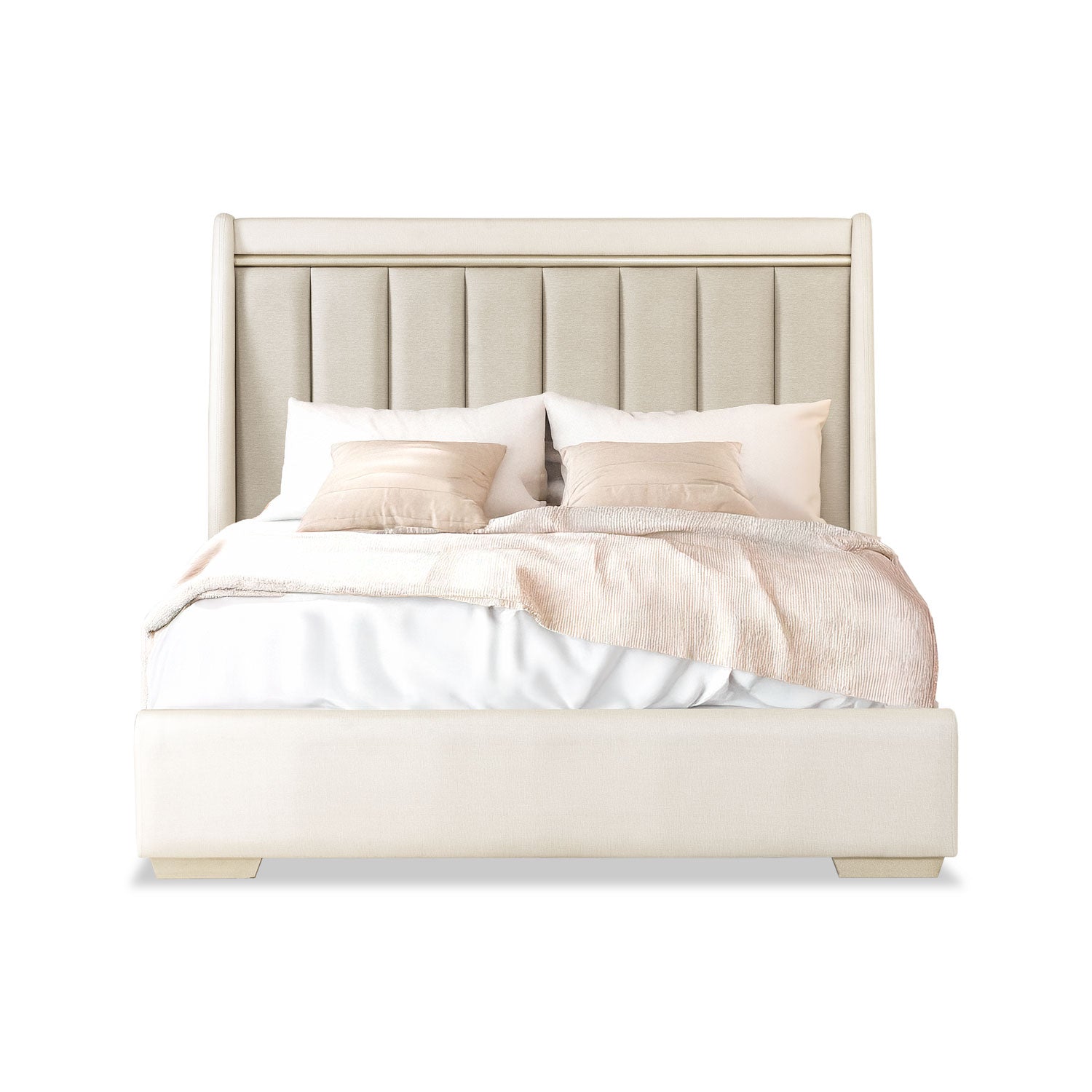 Cama Doble Tiana Eurolino Perla, Champaña Premium