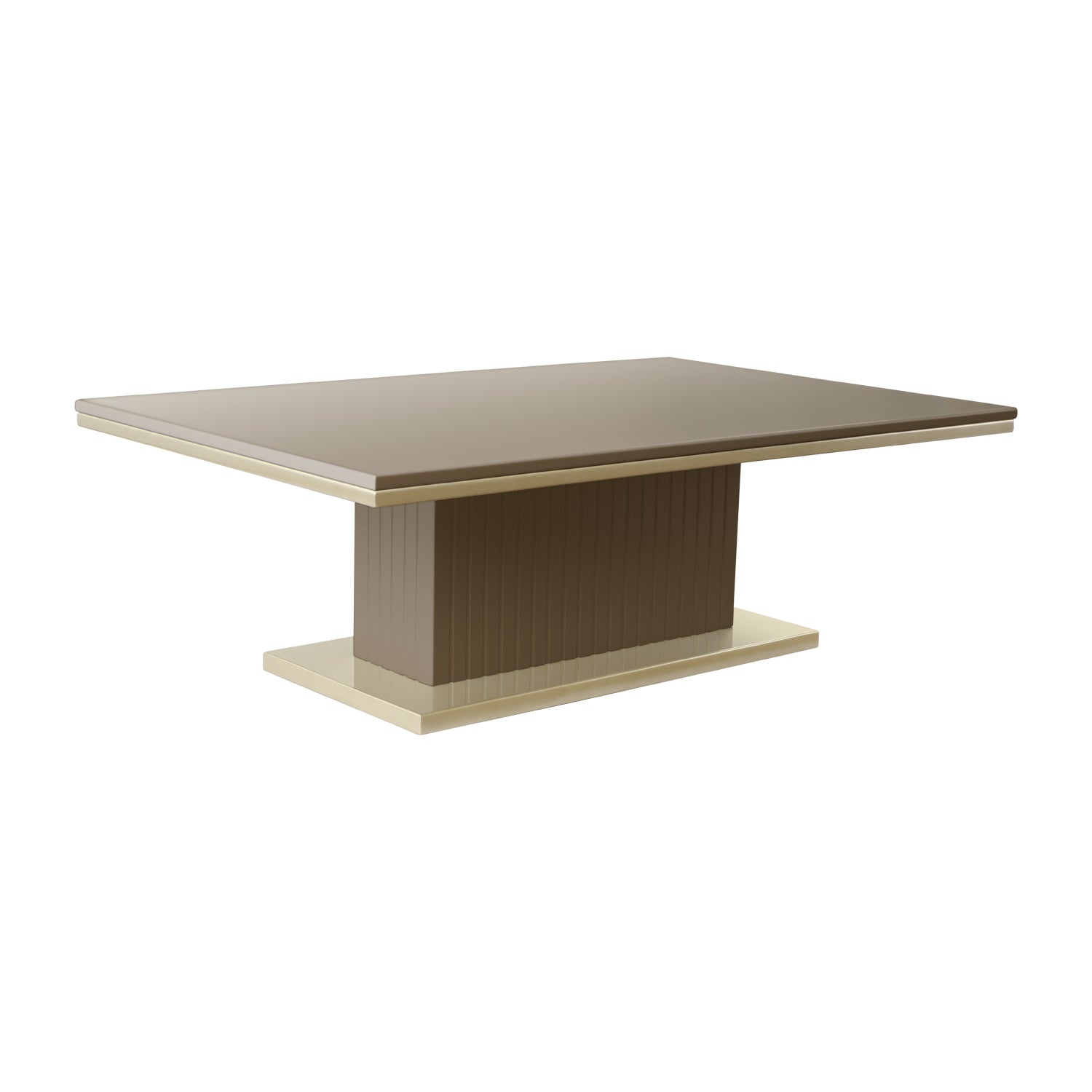 Mesa De Centro Berlin Bronce, Champaña