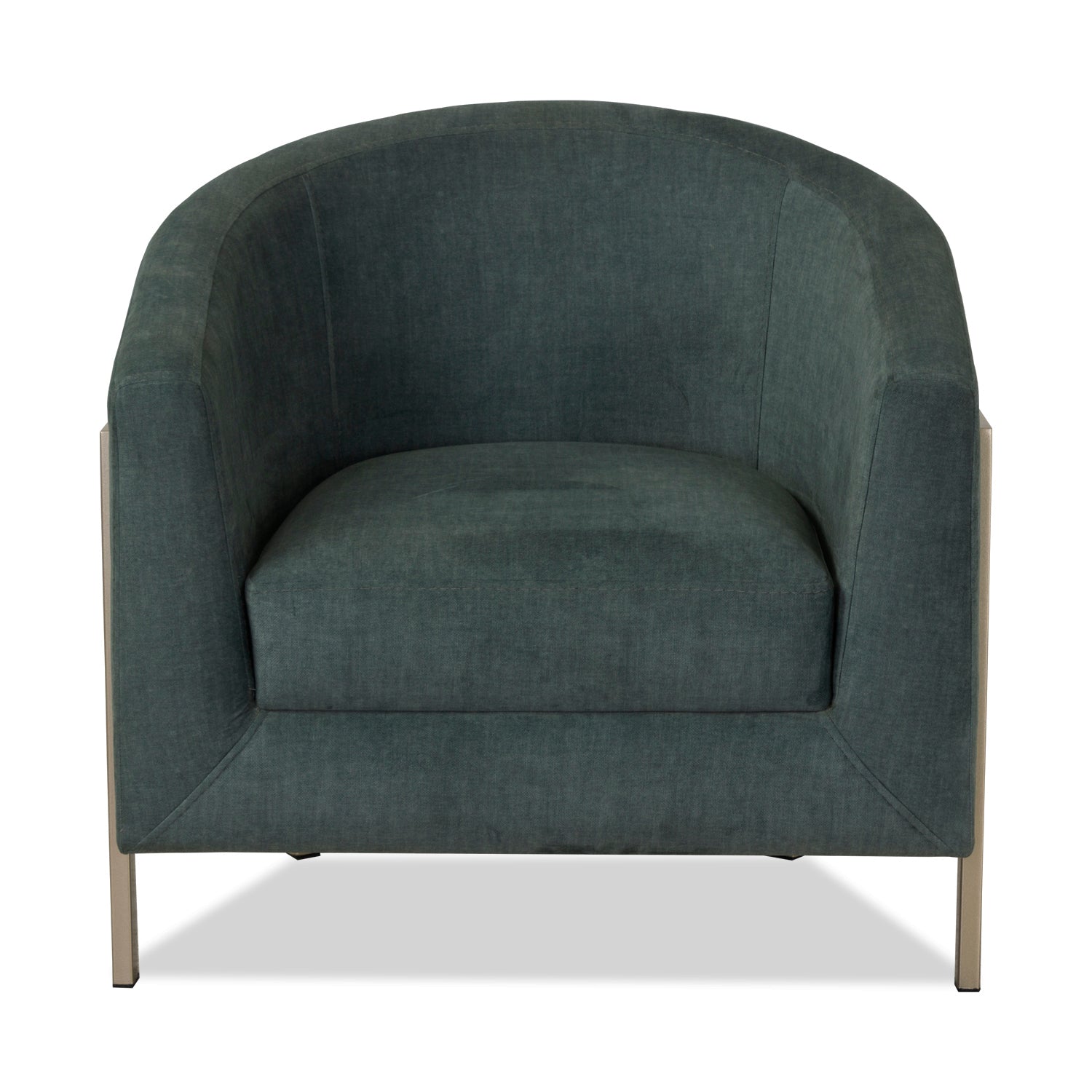 Poltrona Berlin Velvet Verde, Champaña