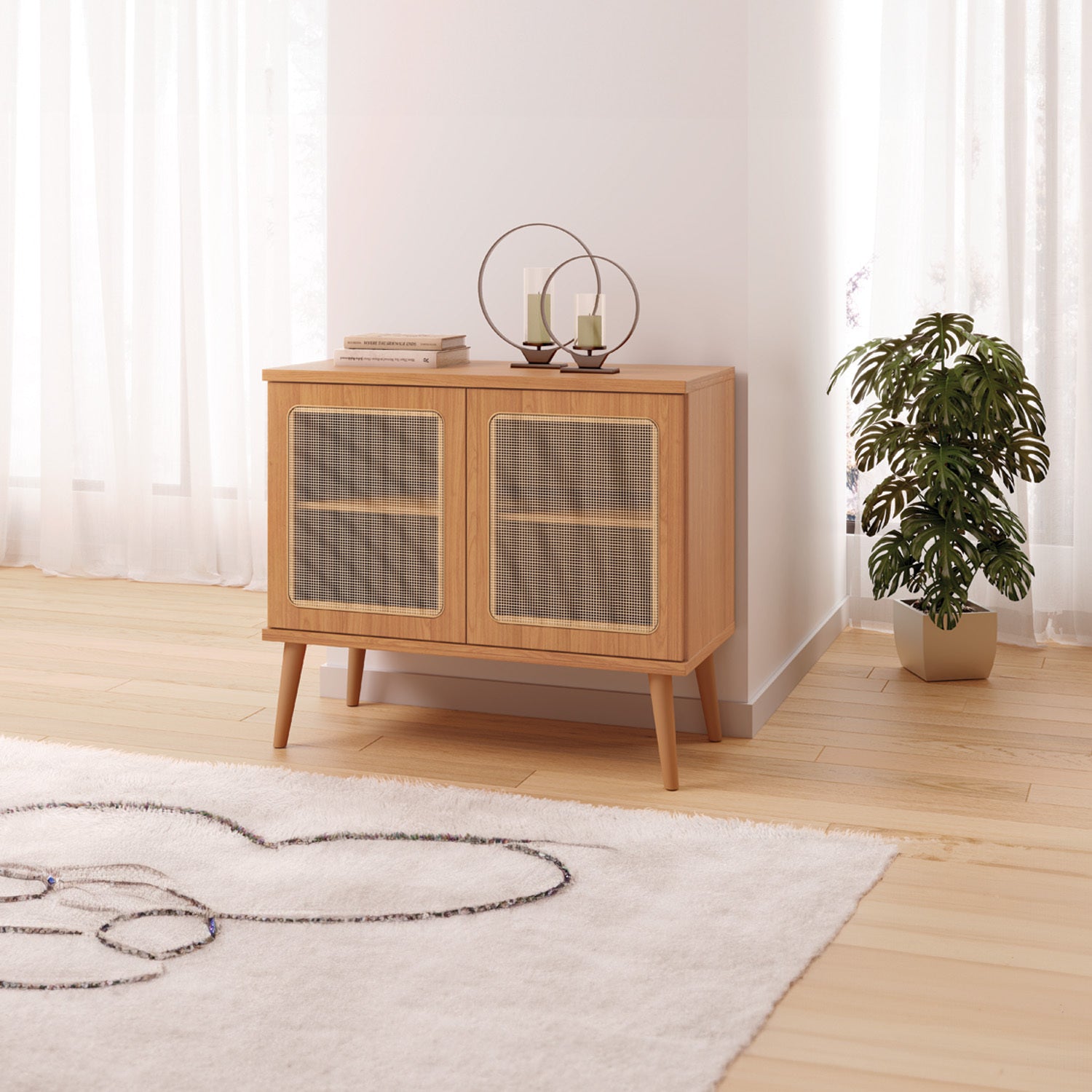 Bifé Dali 91X78X40 Natural, Tejido