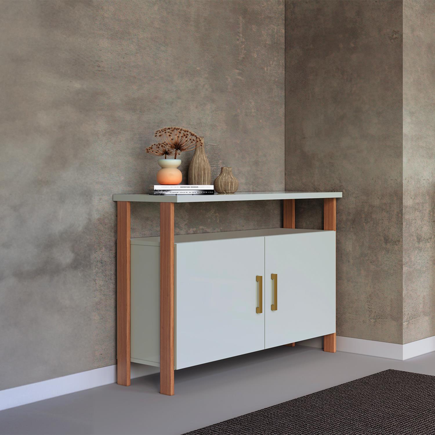 Bifé Cox 89X73X38 Off White, Natural