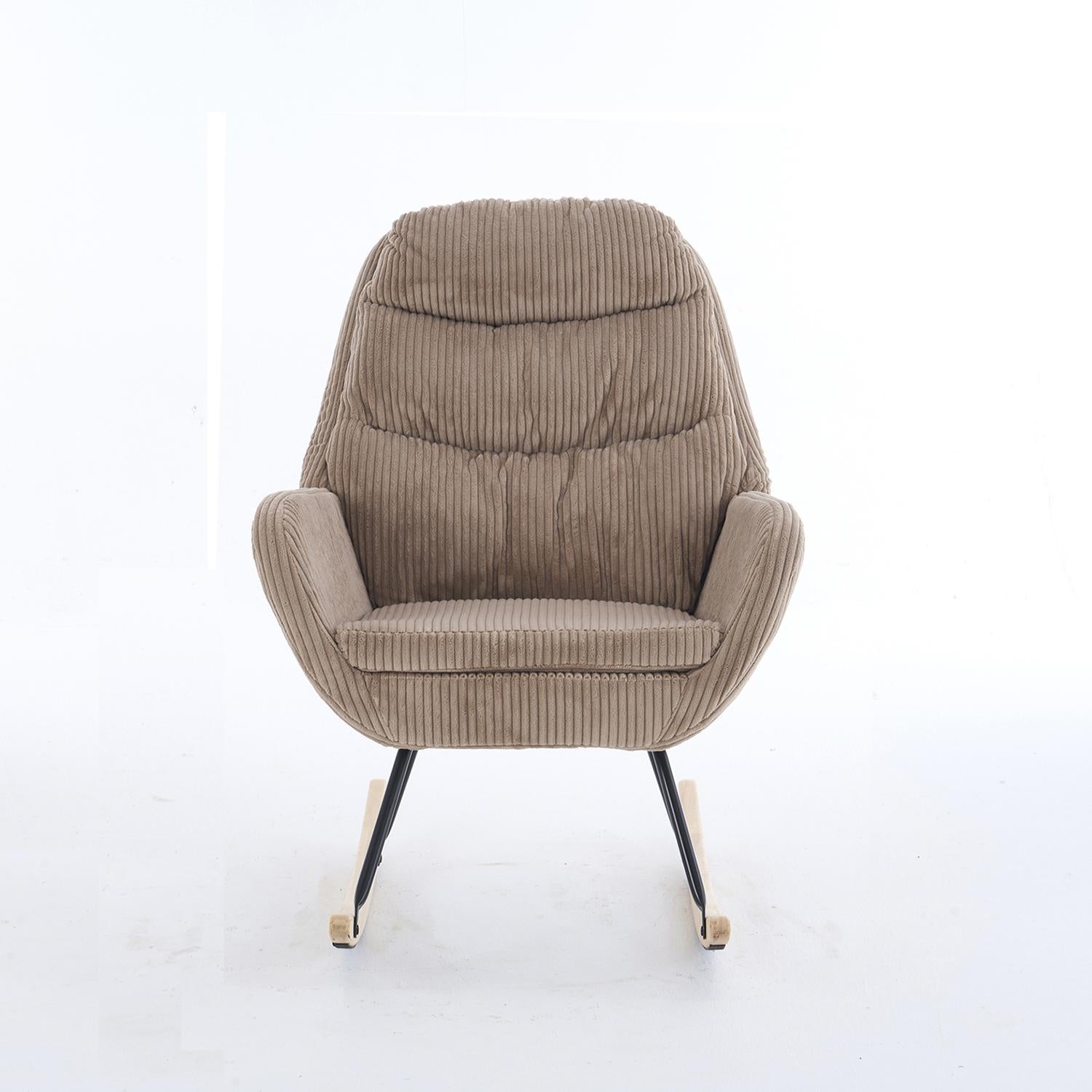 Mecedora Nala Velvet Caramelo 74X94X96