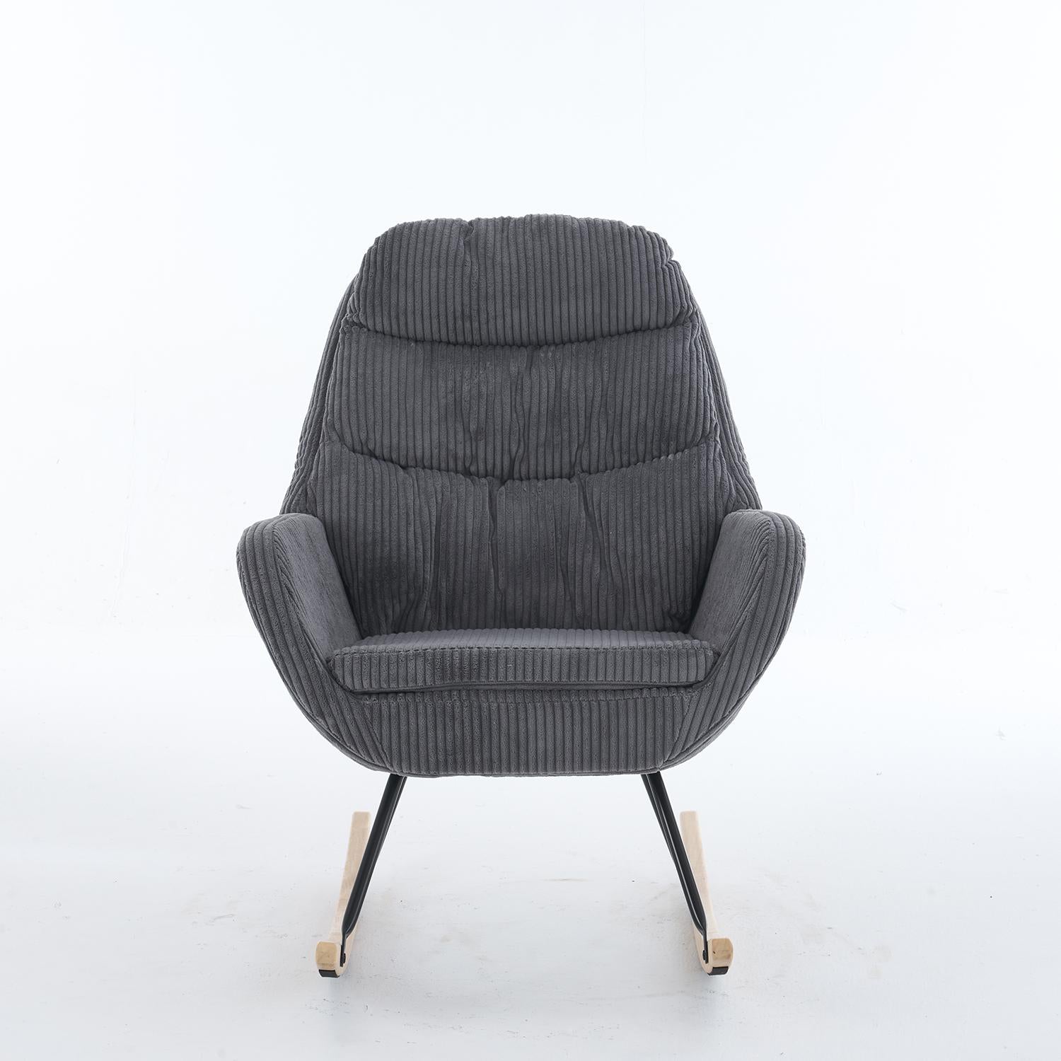 Mecedora  Nala Velvet Ceniza 74X94X96
