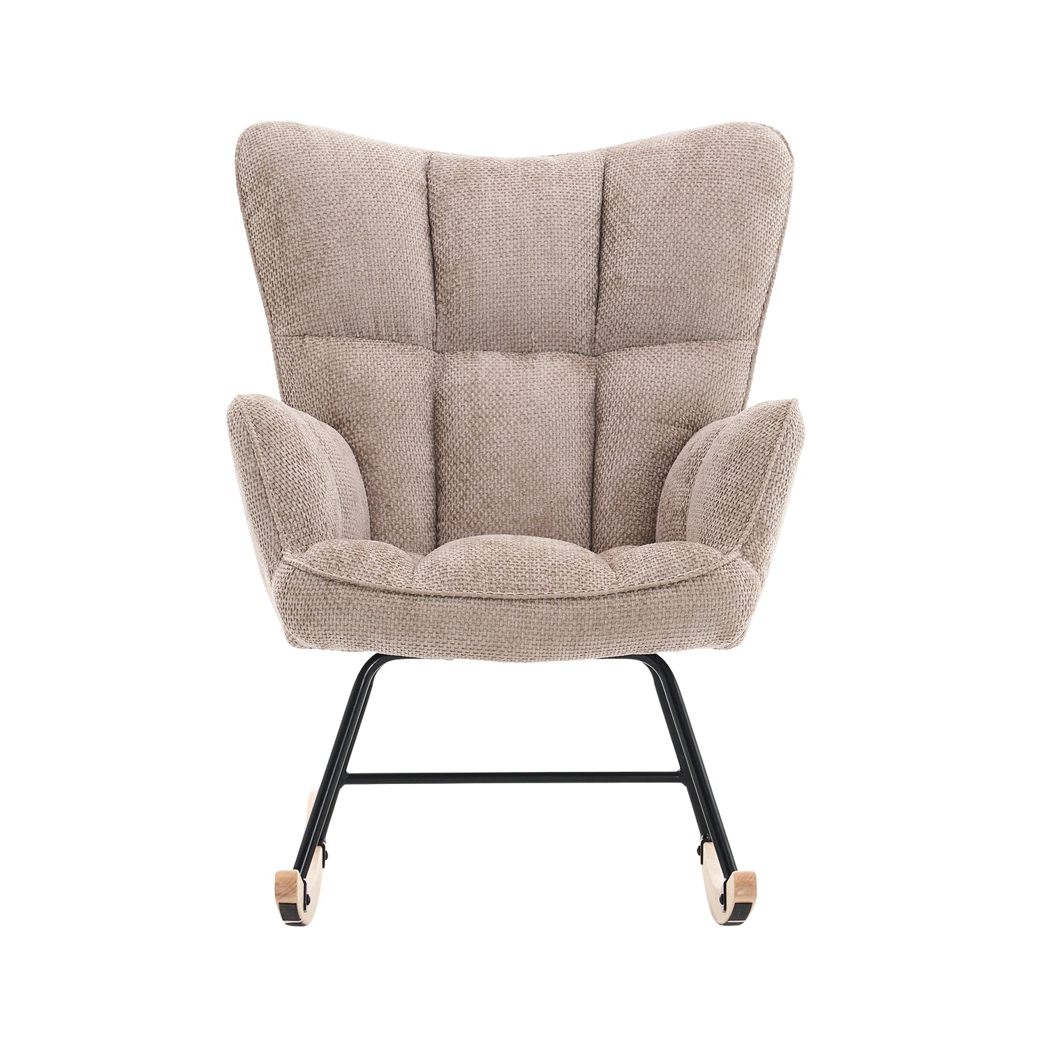 Mecedora  Alan Velvet Caqui 73X92X98