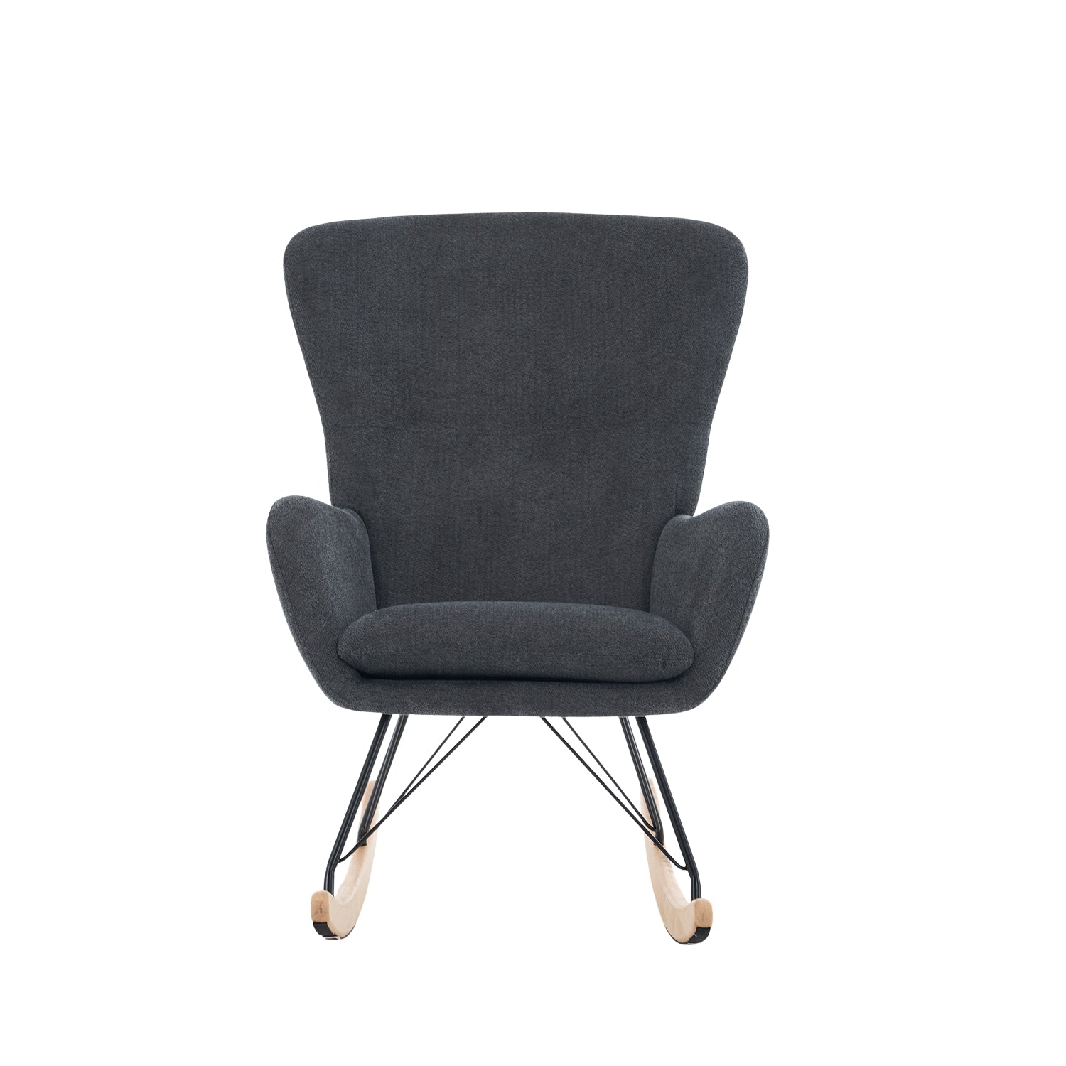 Mecedora  Dina Velvet Gris 77X10X100