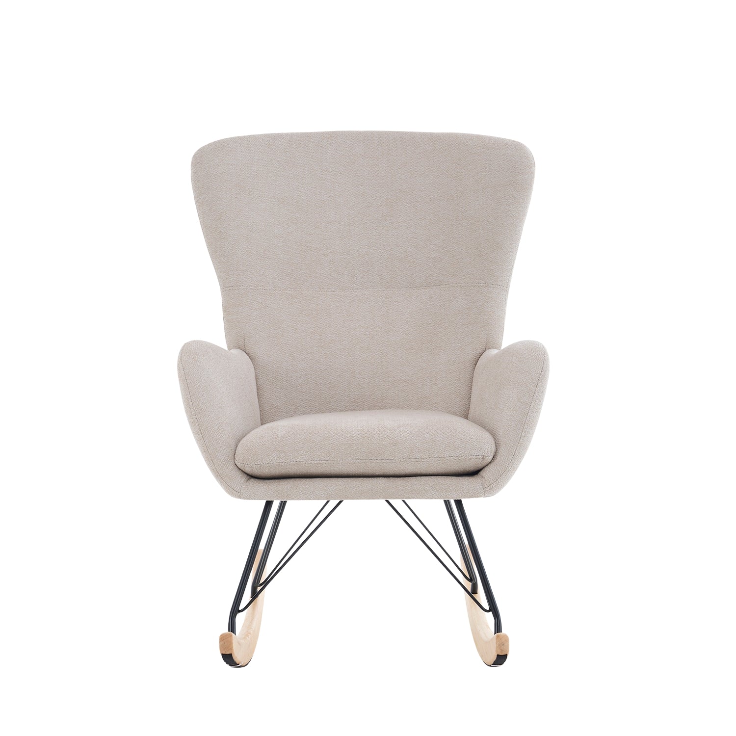 Mecedora  Dina Velvet Beige 77X10X100