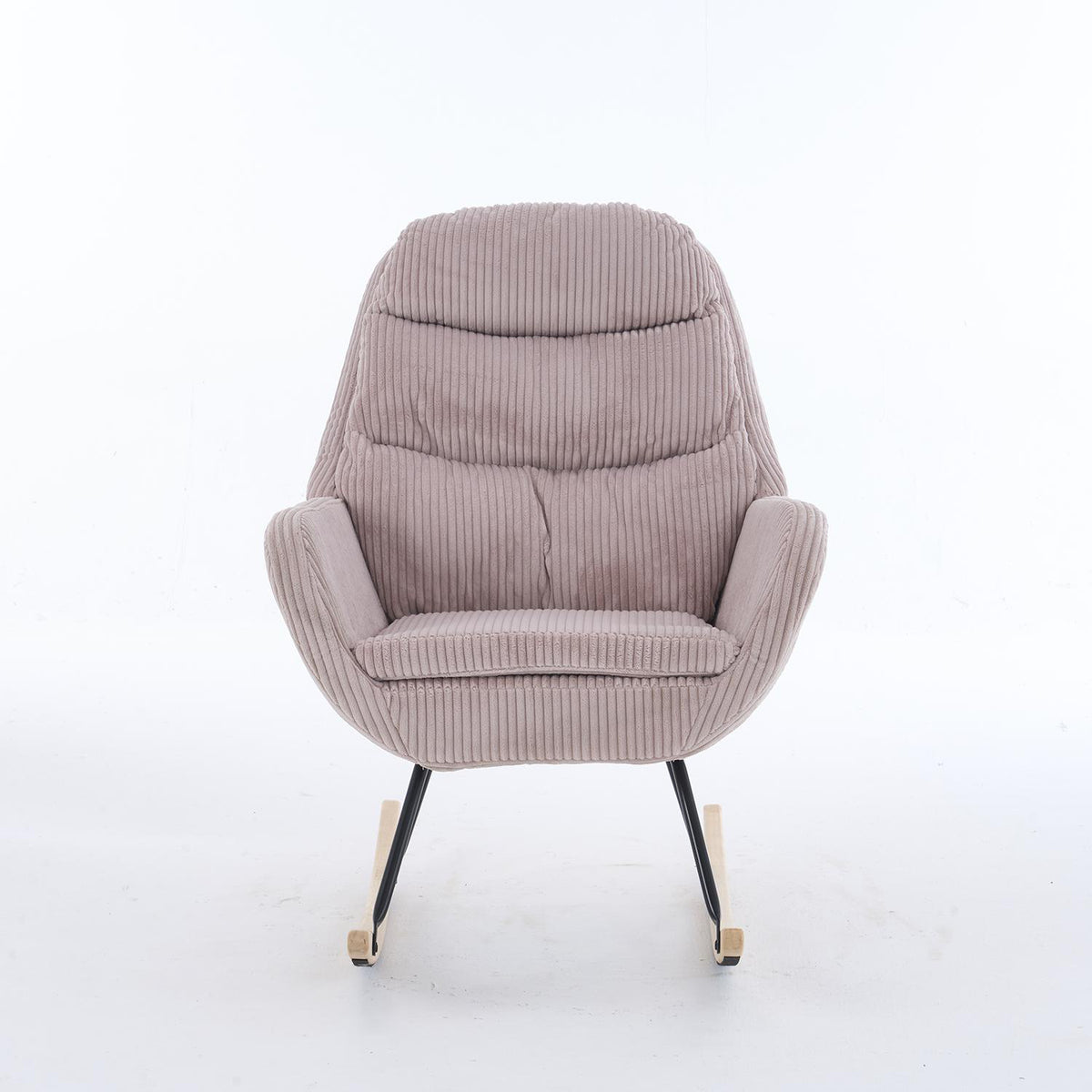 Mecedora Nala Velvet Beige 74X94X96