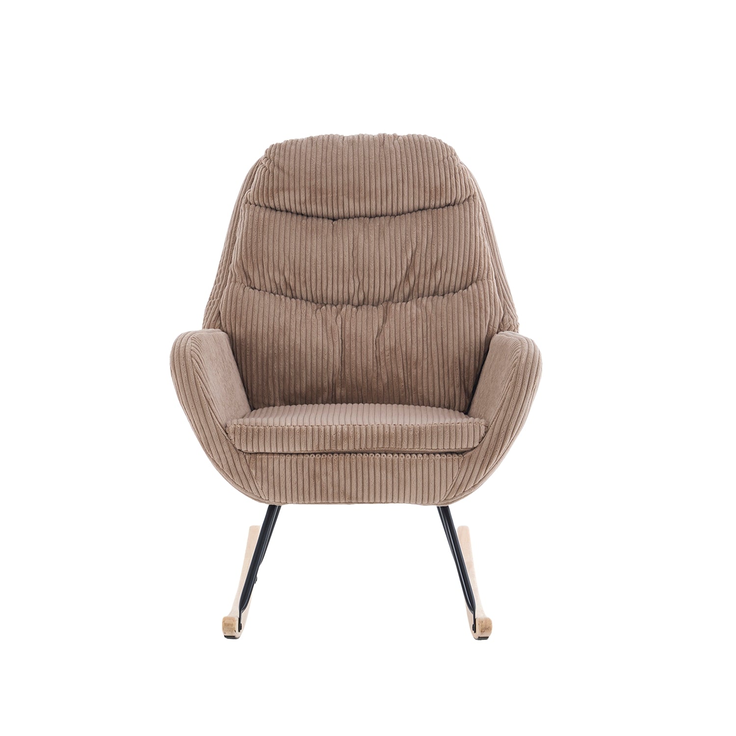 Mecedora Nala Velvet Caramelo 74X94X96