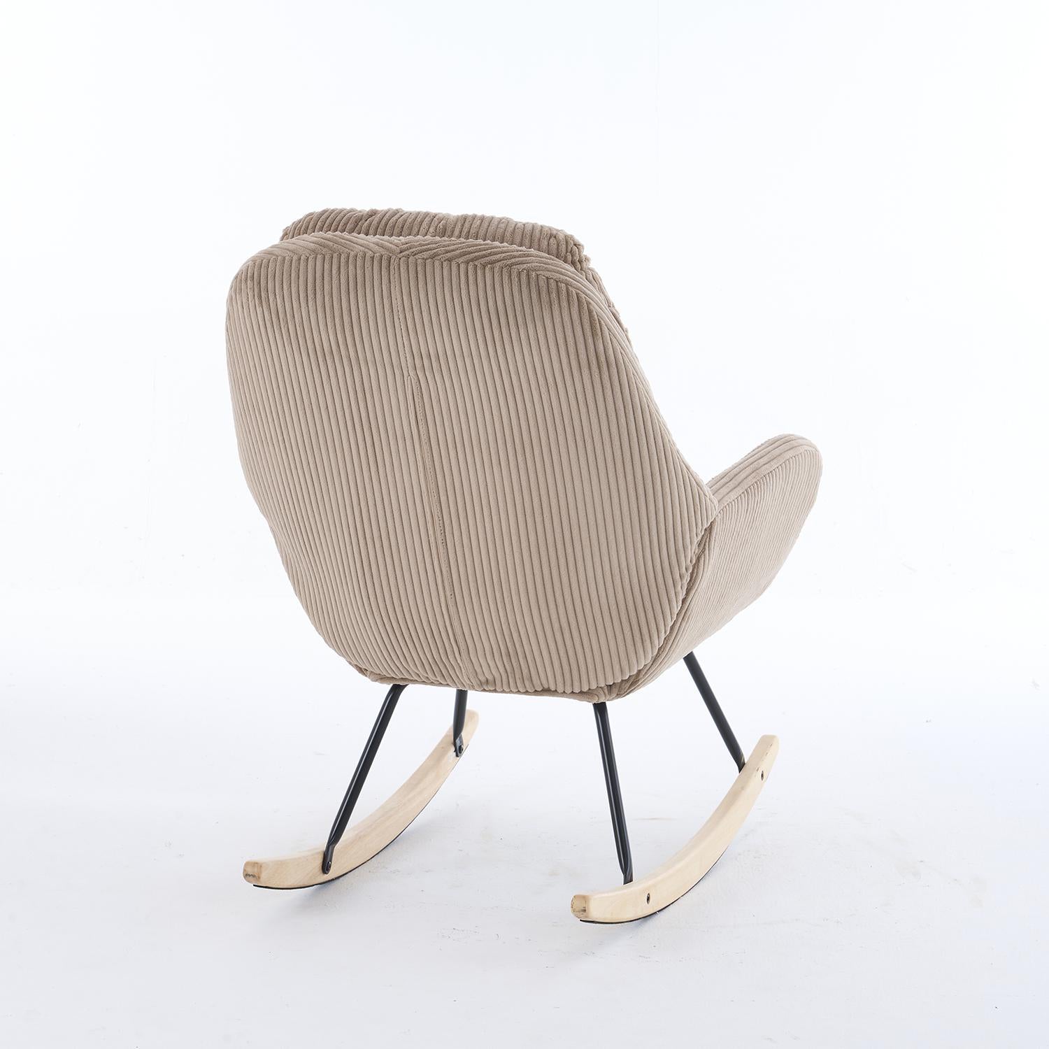 Mecedora Nala Velvet Caramelo 74X94X96