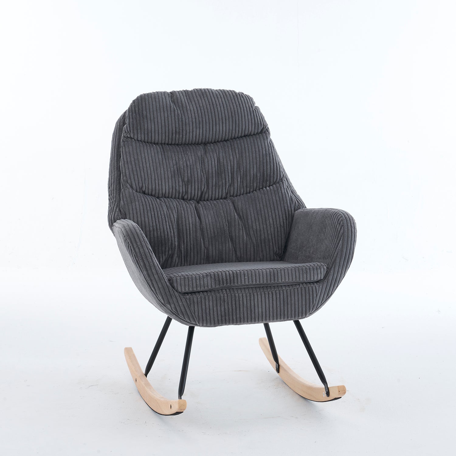 Mecedora  Nala Velvet Ceniza 74X94X96