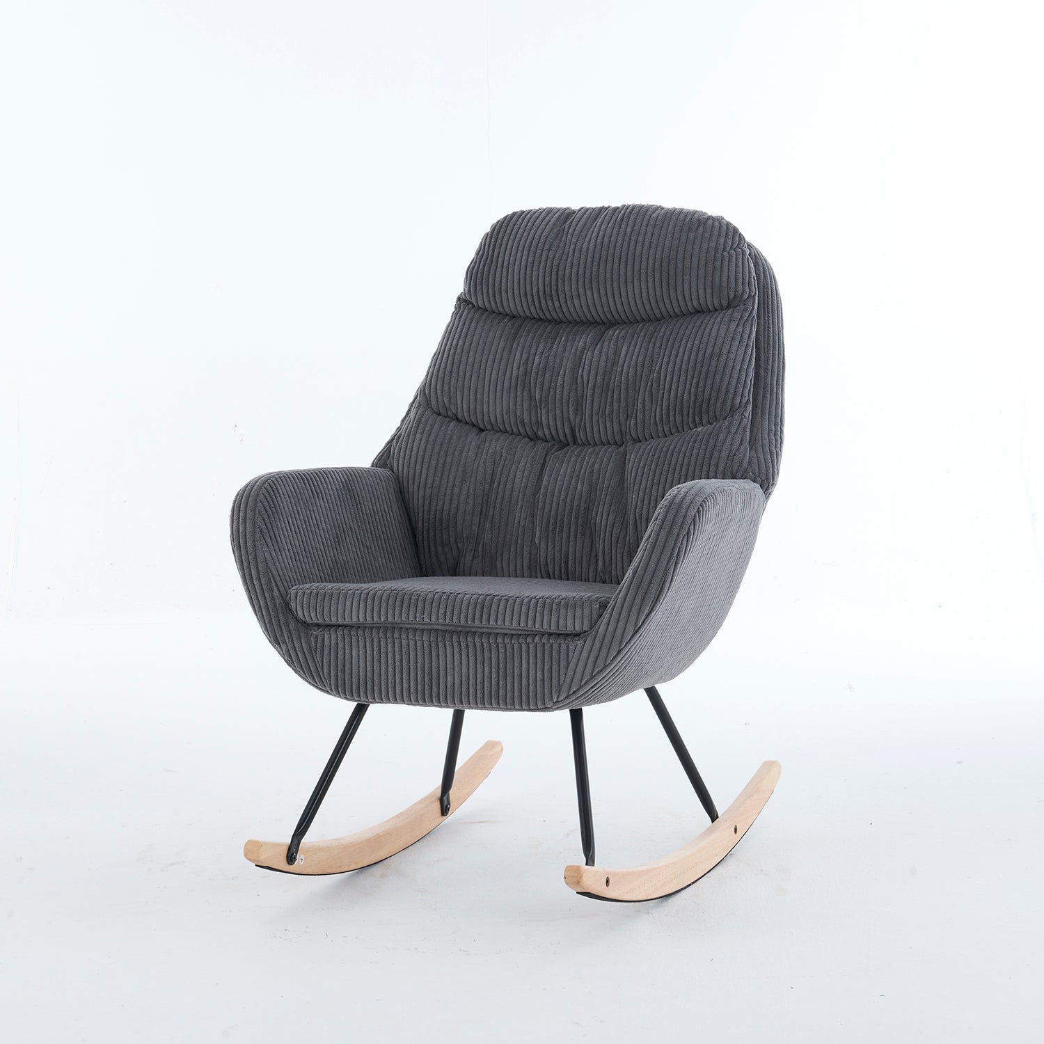 Mecedora  Nala Velvet Ceniza 74X94X96