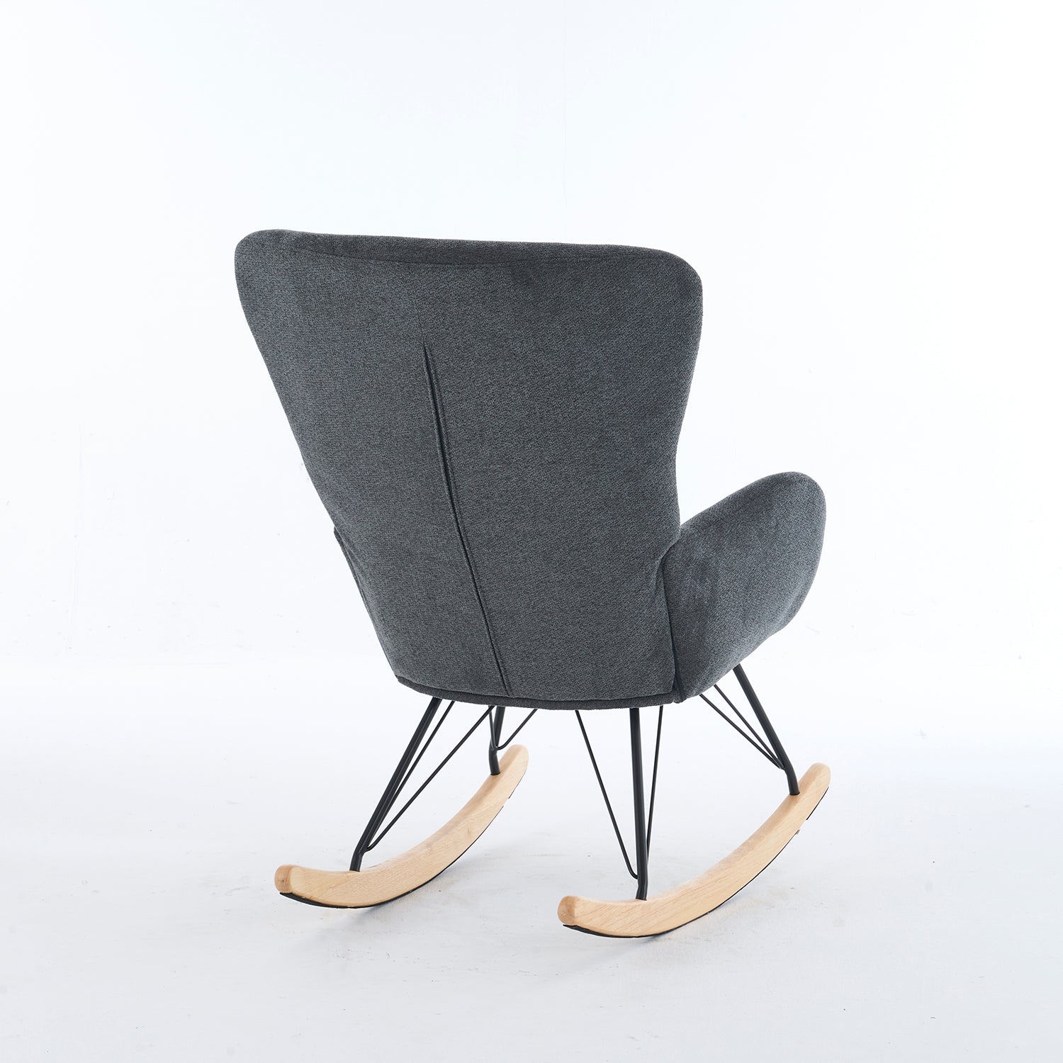 Mecedora  Dina Velvet Gris 77X10X100