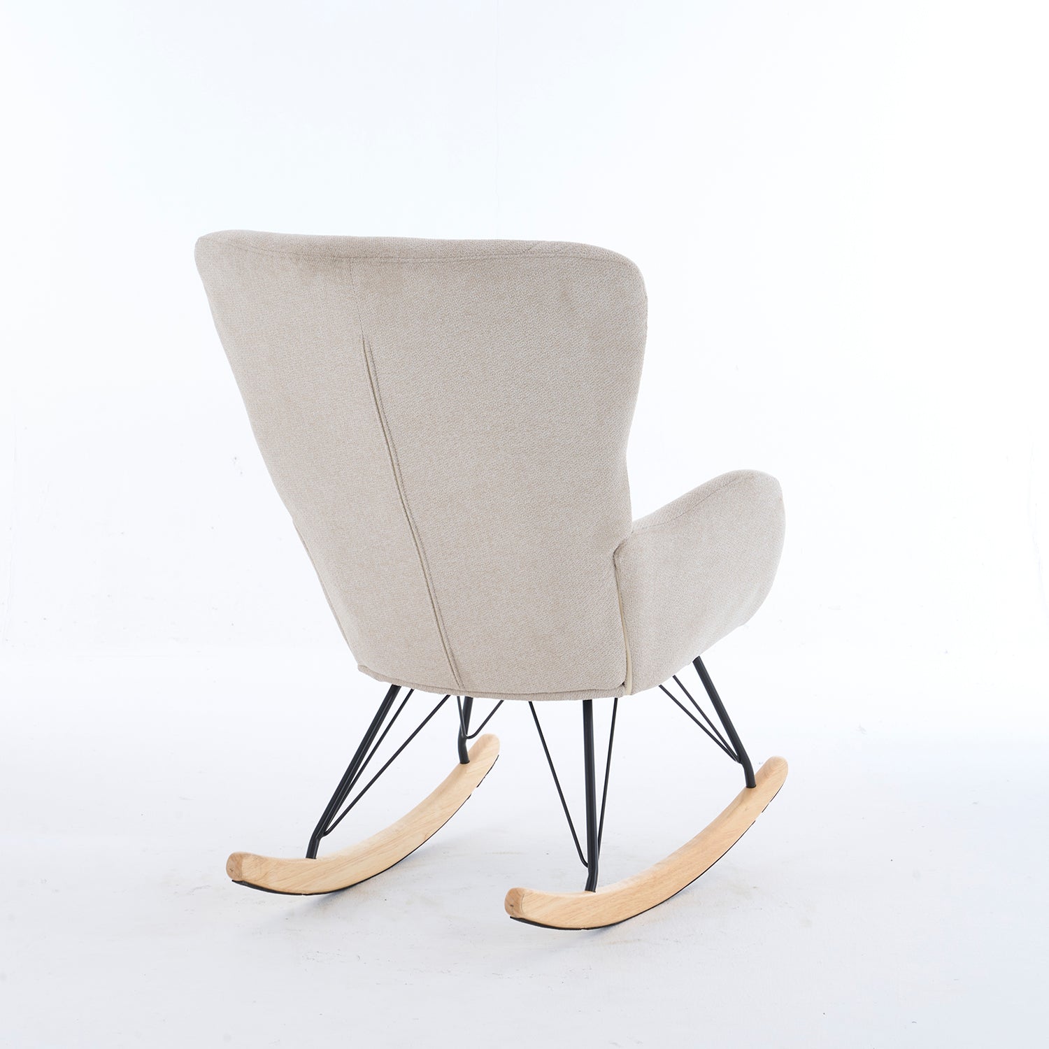 Mecedora  Dina Velvet Beige 77X10X100