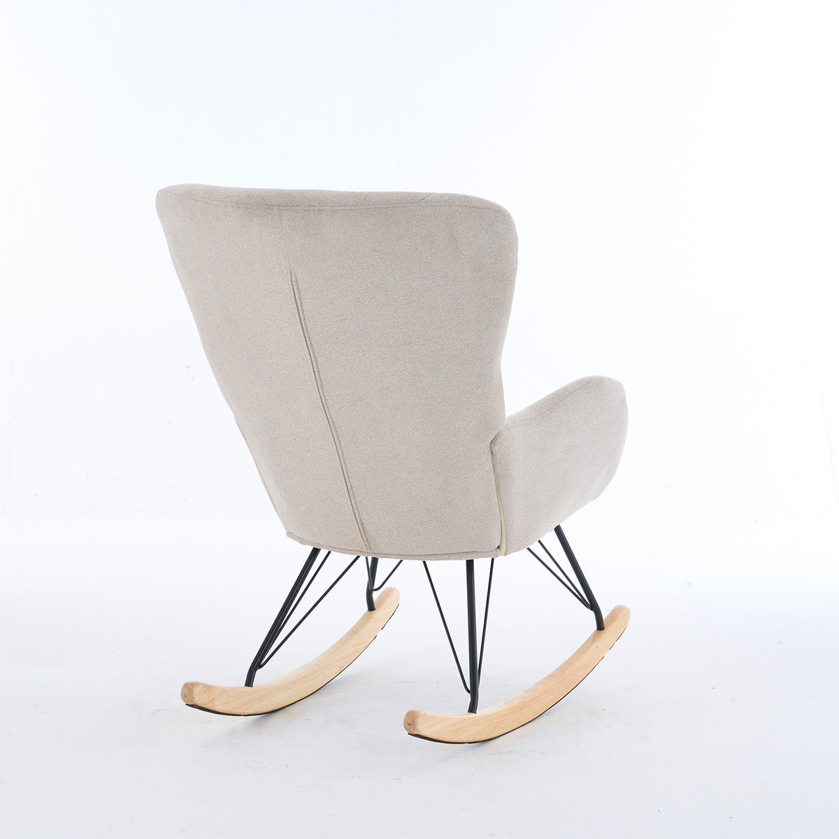 Mecedora  Dina Velvet Beige 77X10X100
