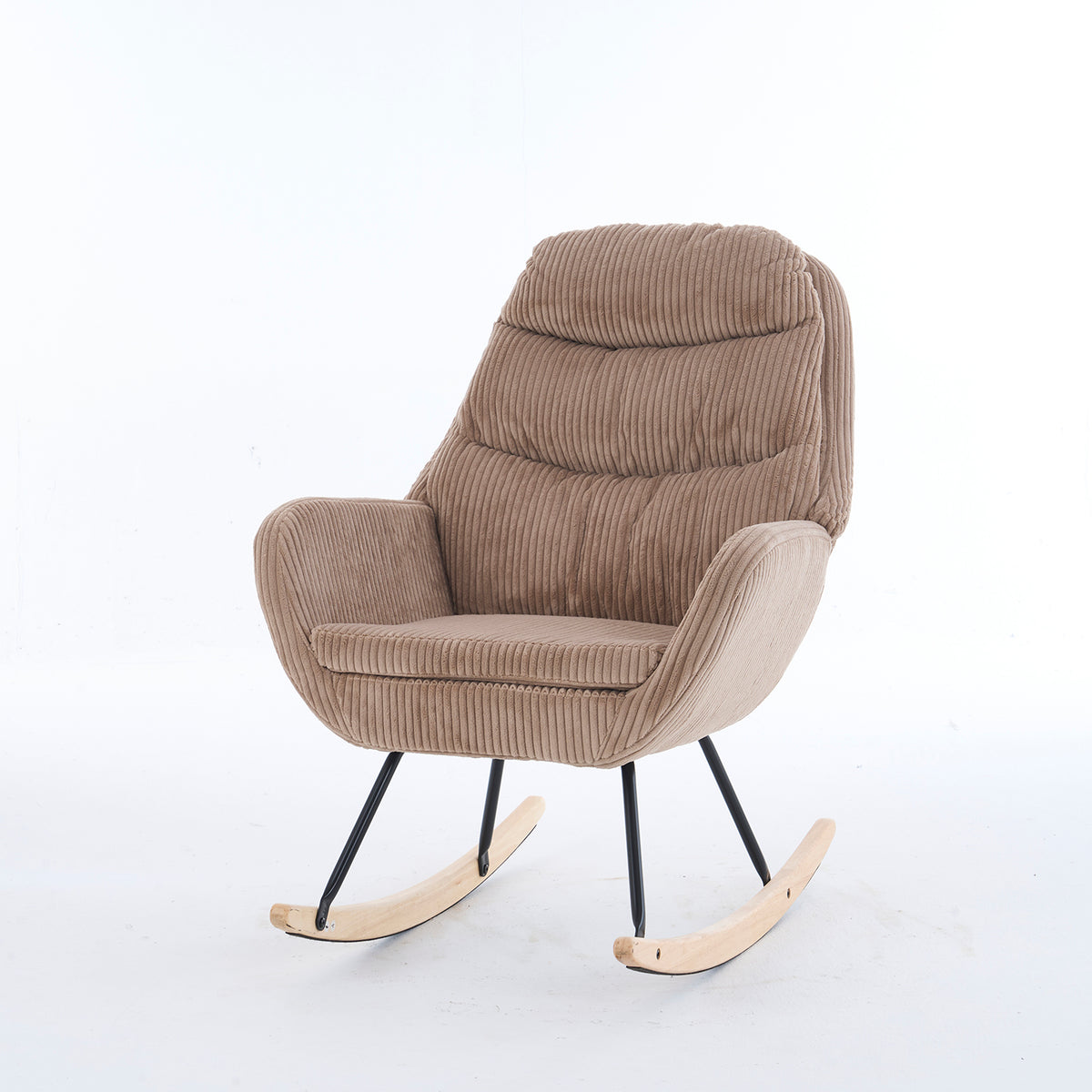 Mecedora Nala Velvet Caramelo 74X94X96