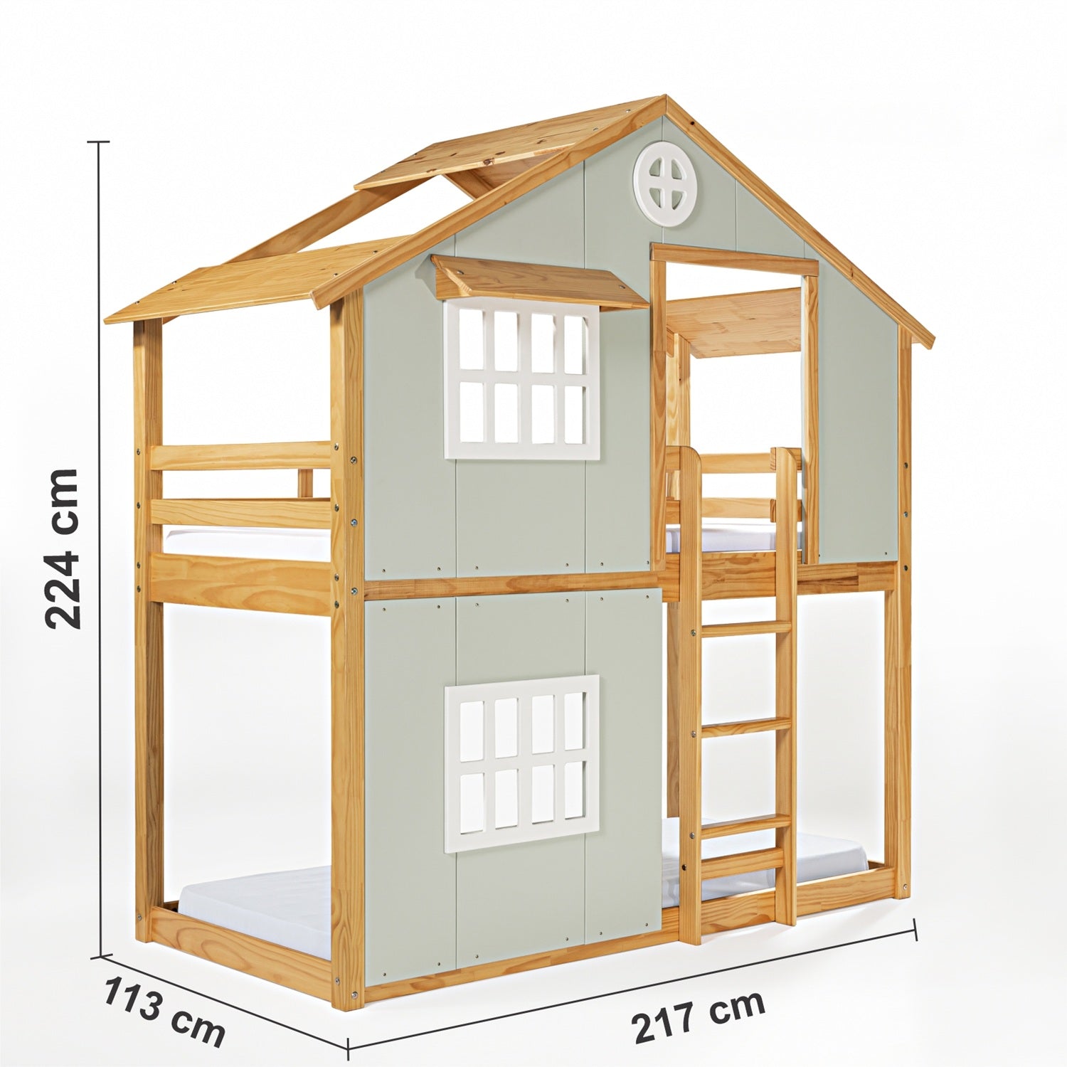 Camarote 0.90 Kandy Celeste, Natural Y Off White