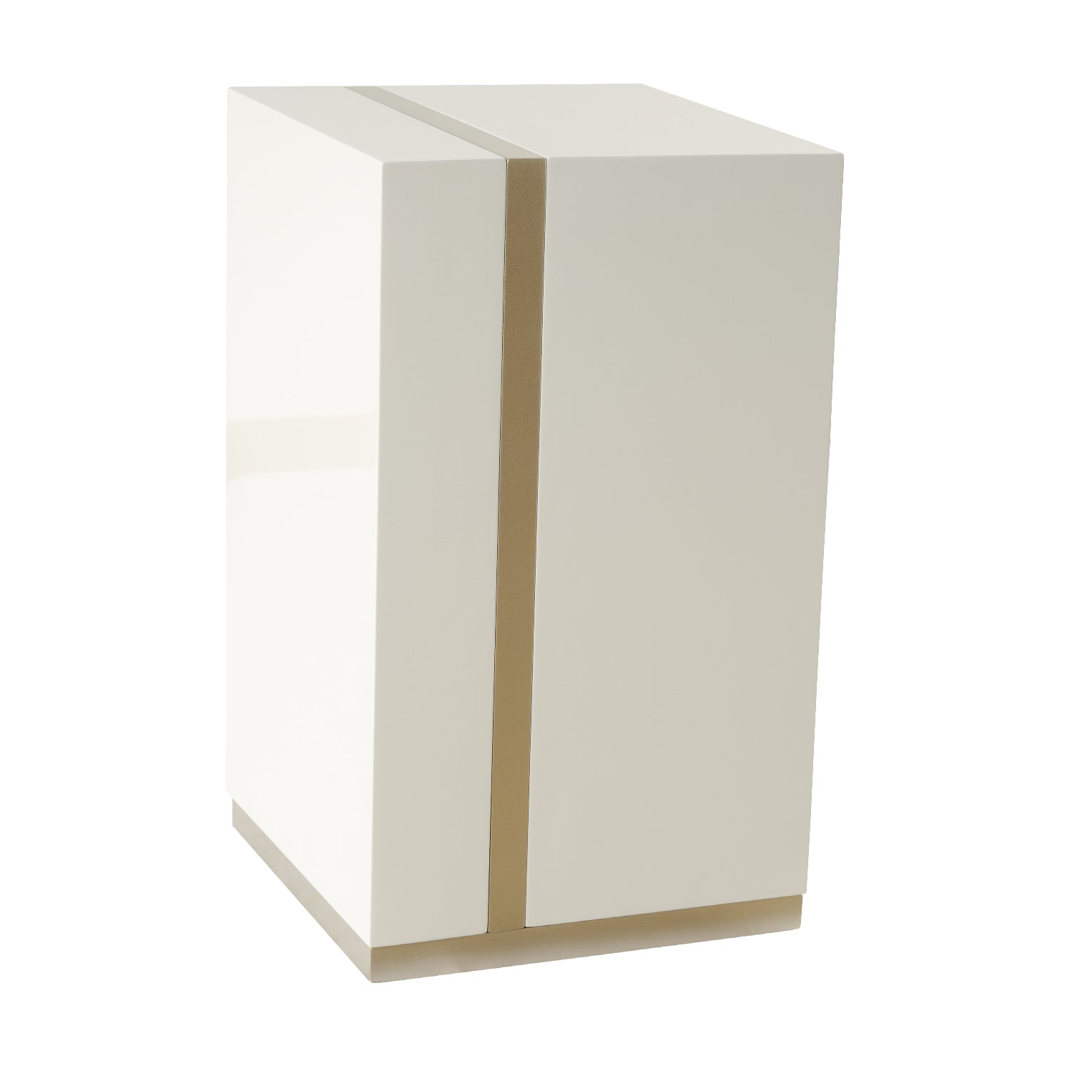 Mesa Auxiliar Lizzi Blanco Perla, Champaña