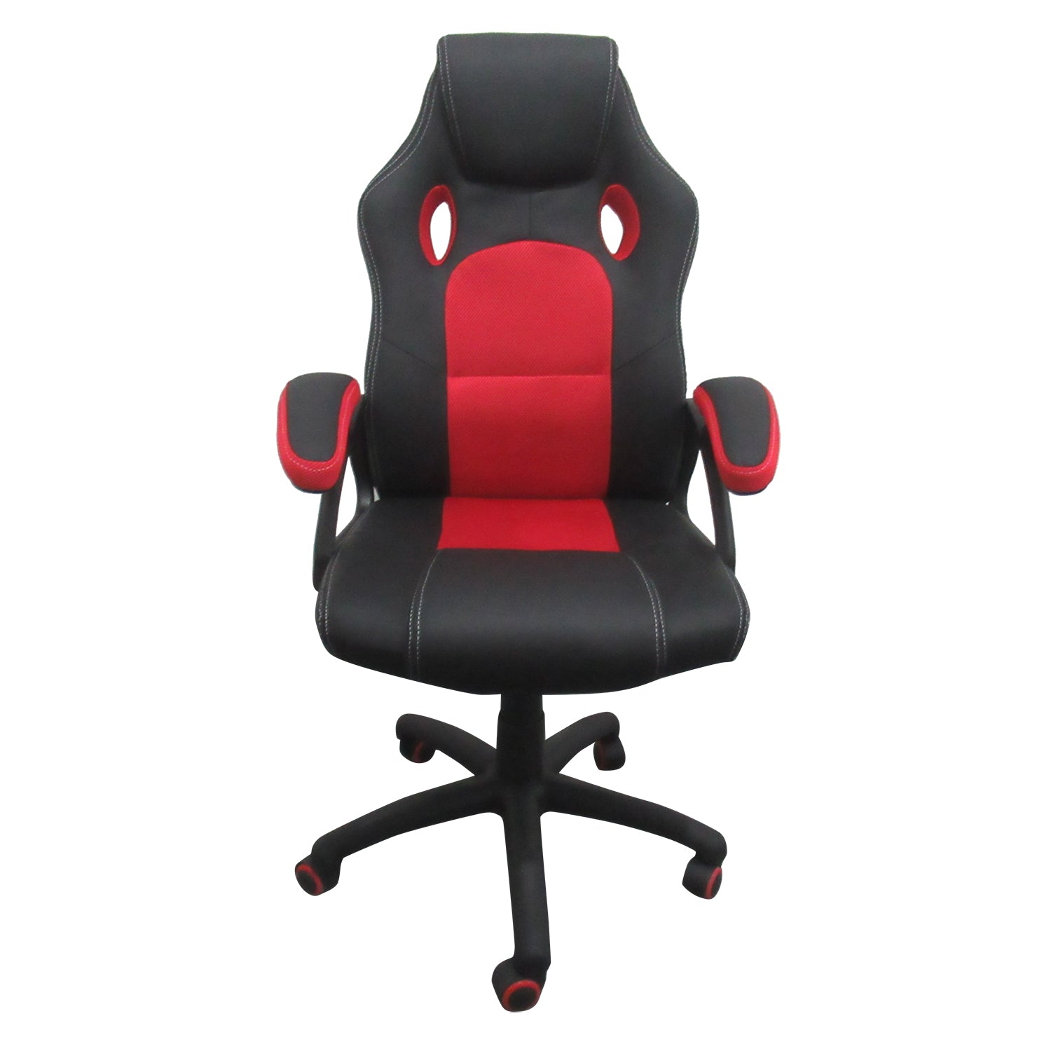 Silla Oficina Lenox Negro, Rojo 63X65X115