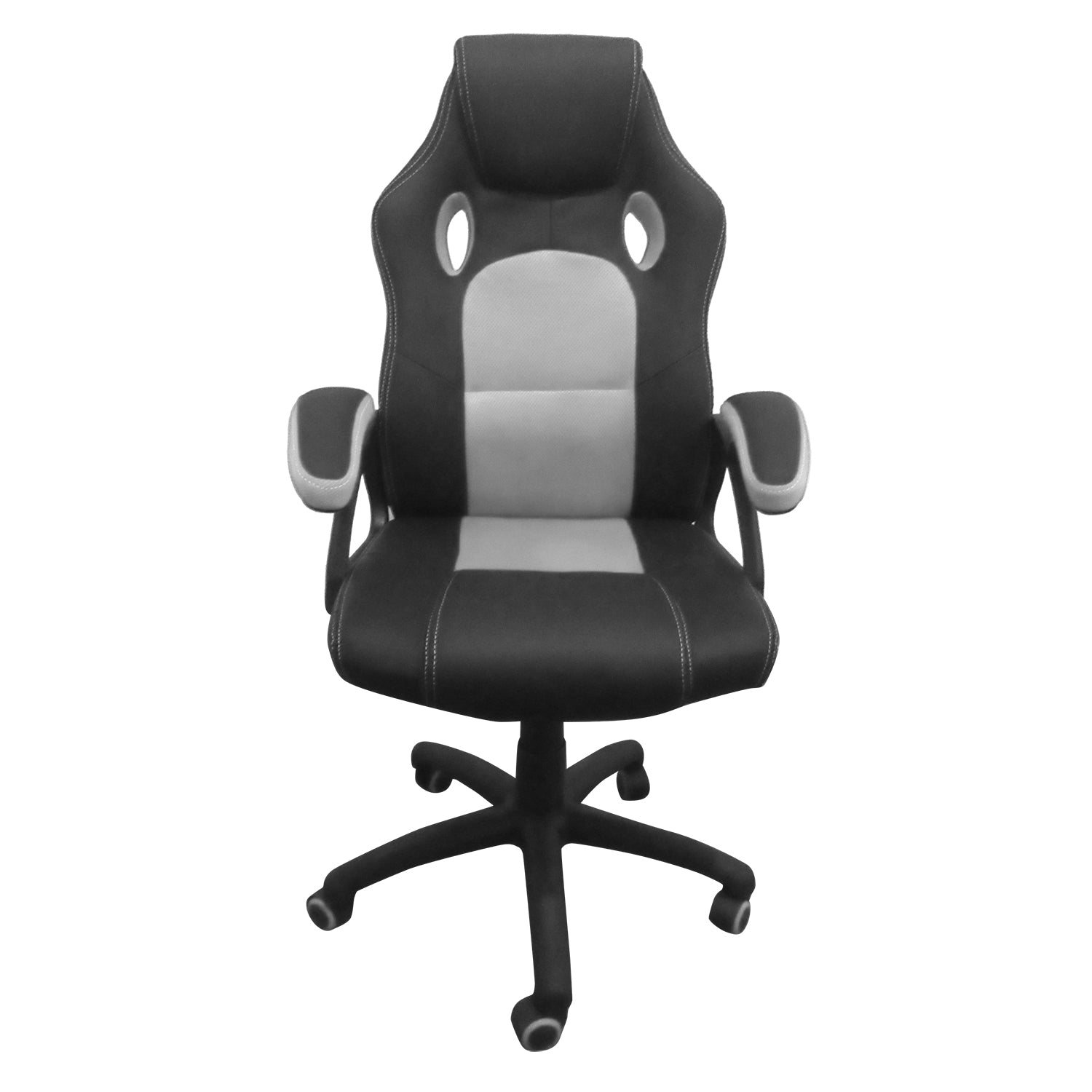 Silla Oficina  Lenox Negro,Gris 63X65X115