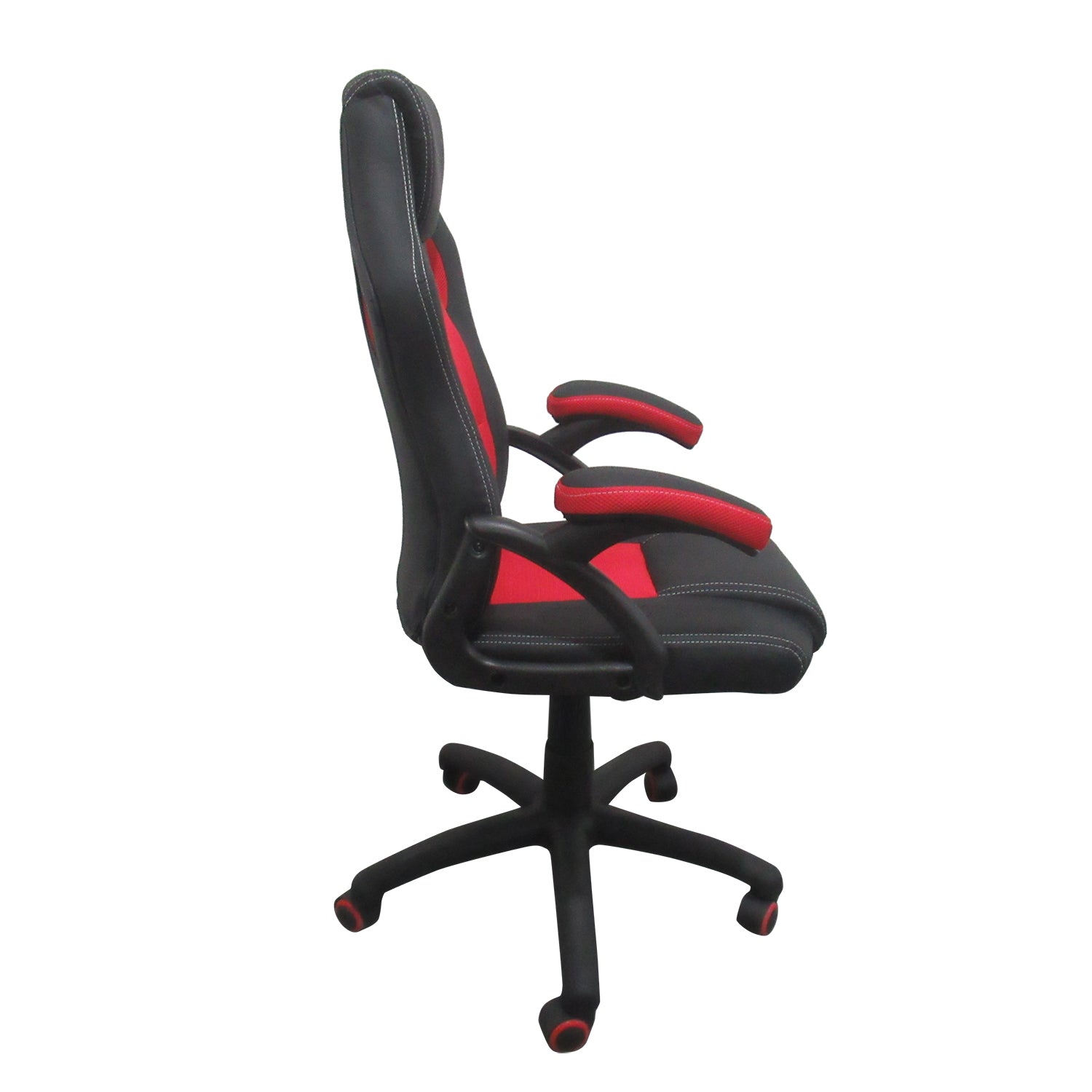 Silla Oficina Lenox Negro, Rojo 63X65X115