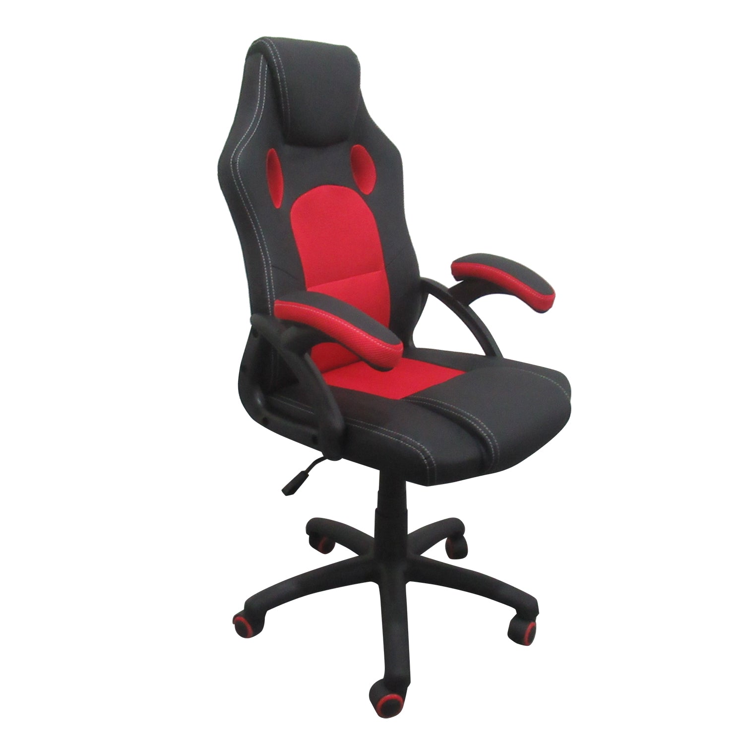 Silla Oficina Lenox Negro, Rojo 63X65X115