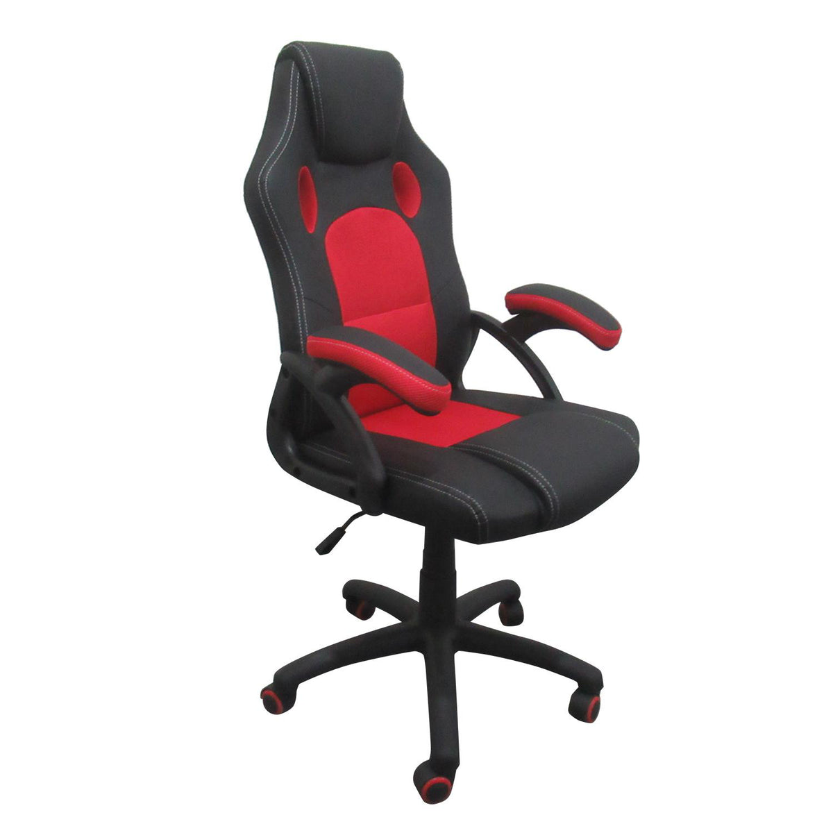 Silla Oficina Lenox Negro, Rojo 63X65X115