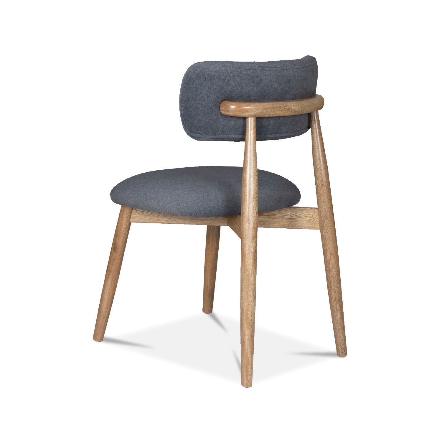 Comedor 6 Puestos Ankara Velvet Primada Plomo, Natural