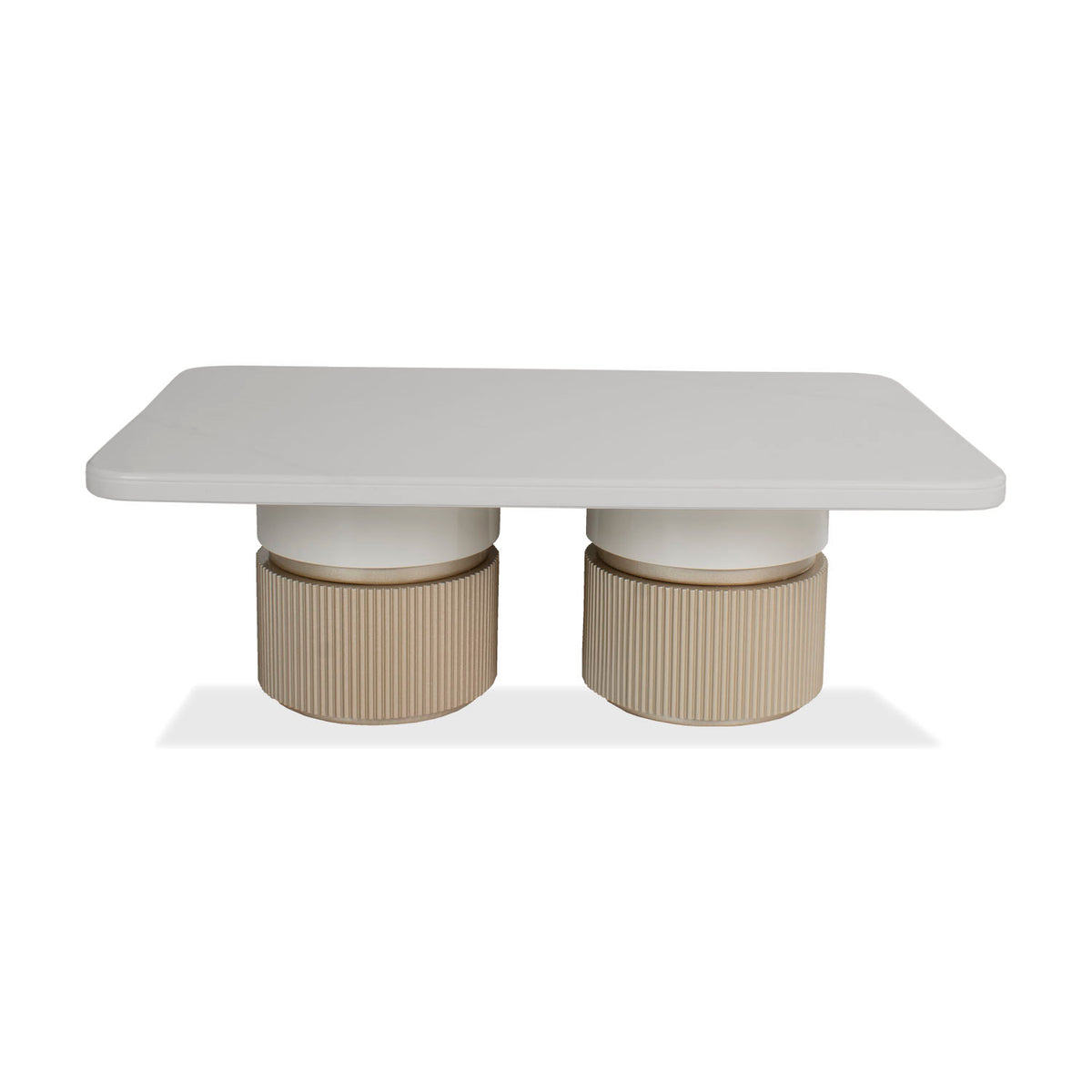 Mesa De Centro Toscana Off White, Champaña 120X80