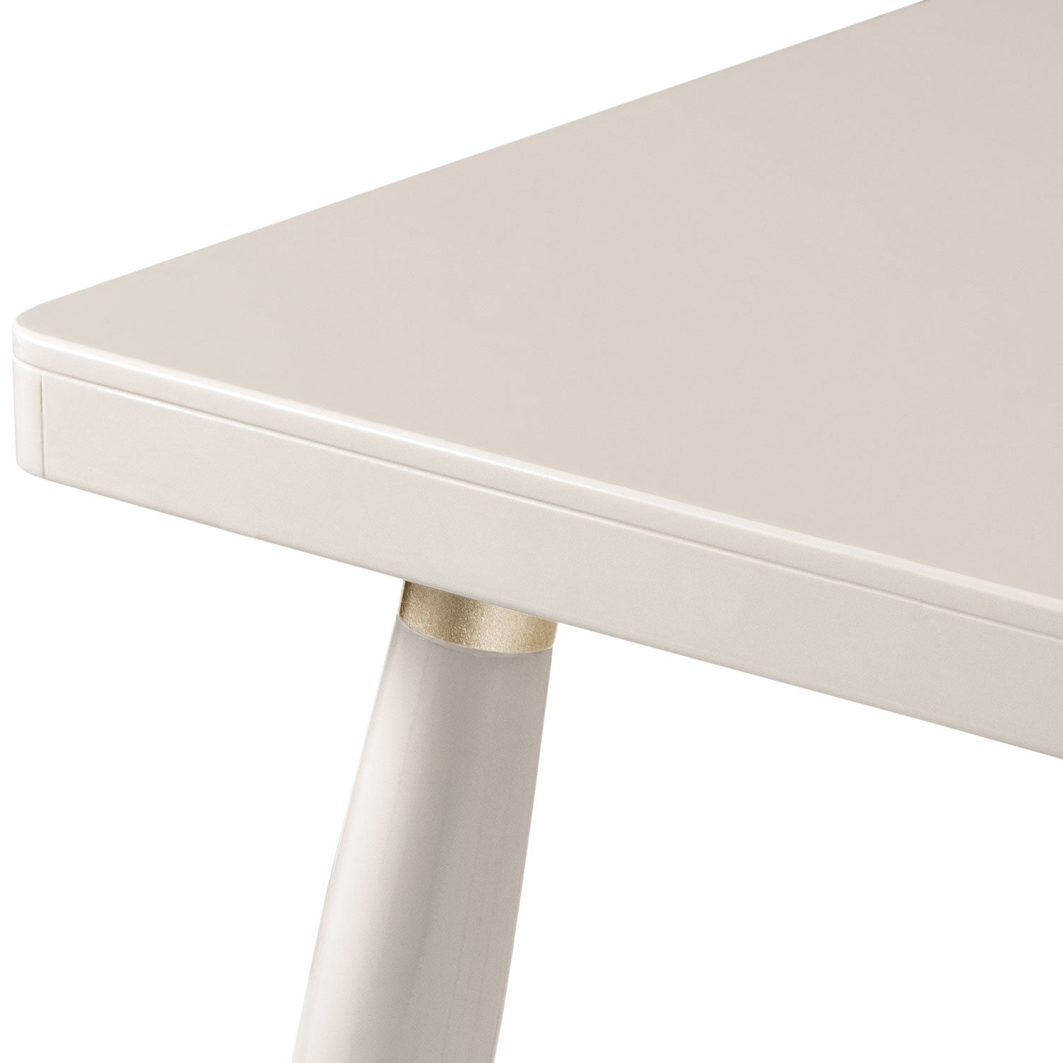 Comedor 4 Puestos Arthur Velvet Eleganza Crudo, Champaña