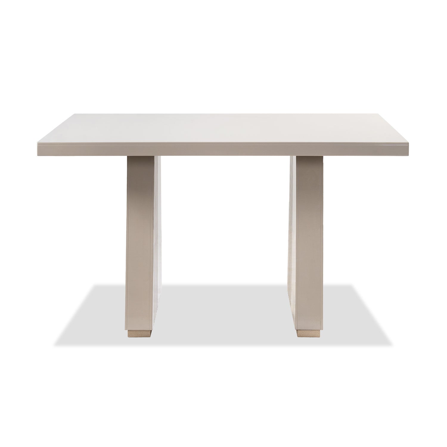 Comedor 4 Puestos Denver Eurolino Blanco Puro, Champaña