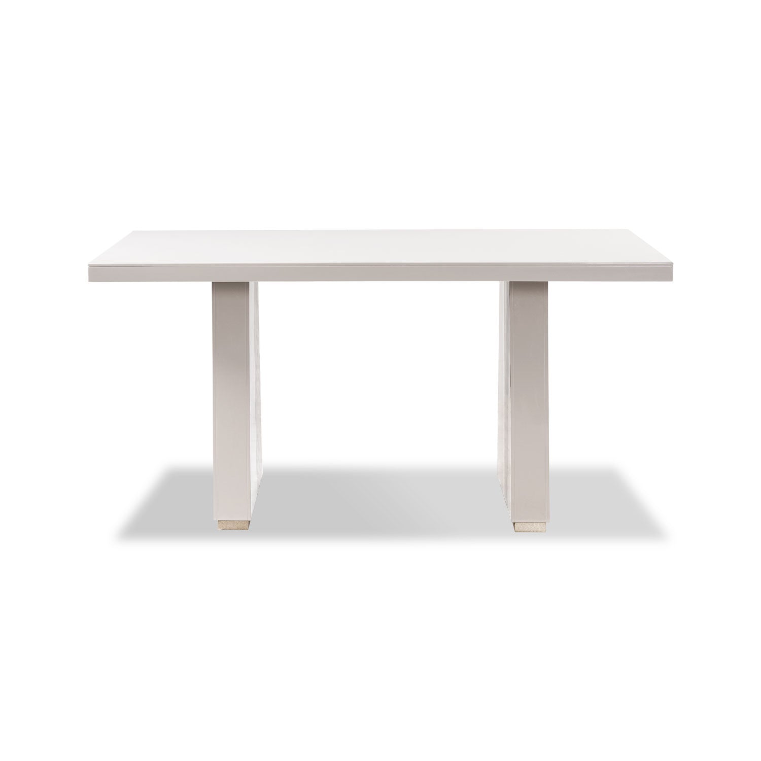 Comedor 6 Puestos Denver Eurolino Blanco Puro, Champaña