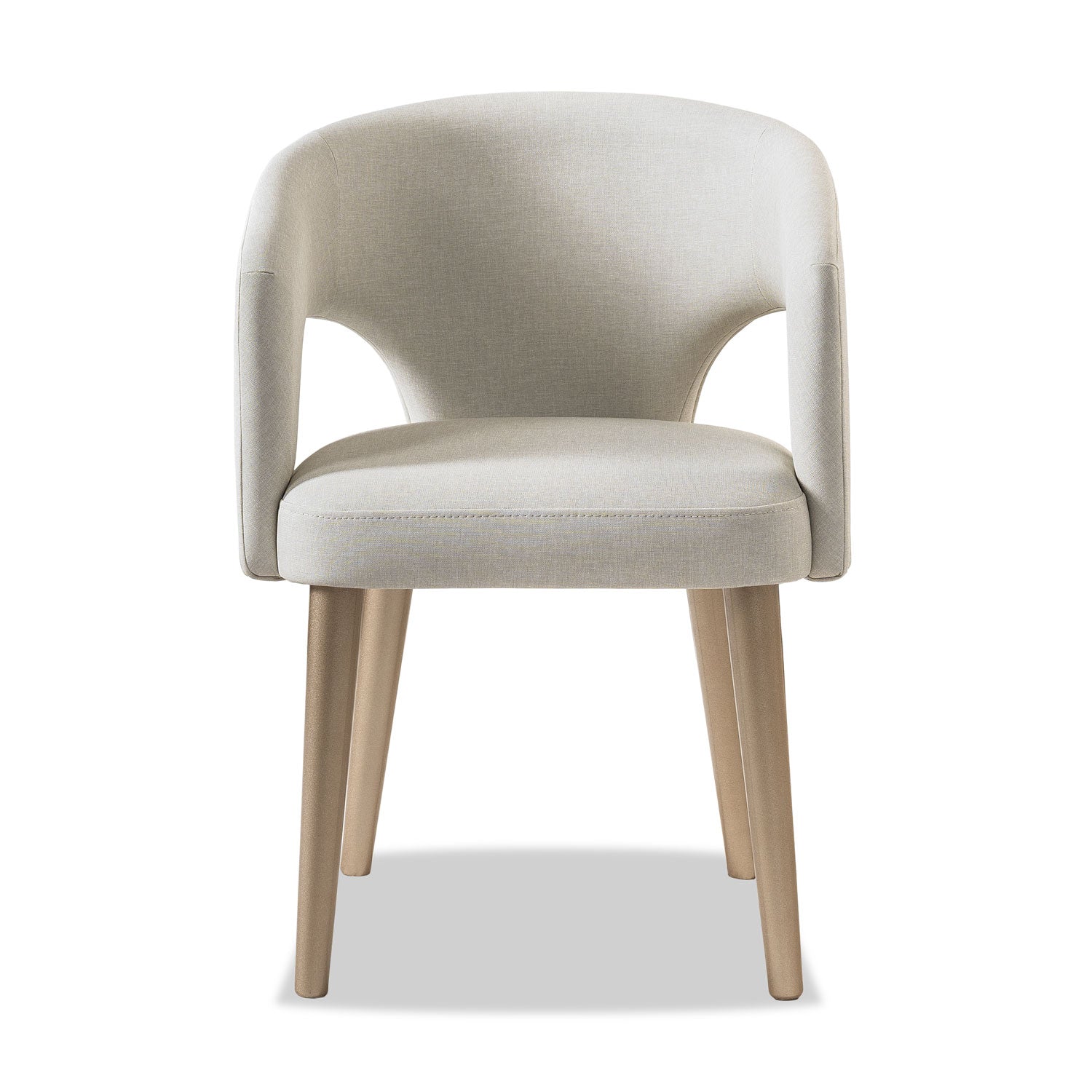 Comedor 6 Puestos Denver Eurolino Blanco Puro, Champaña