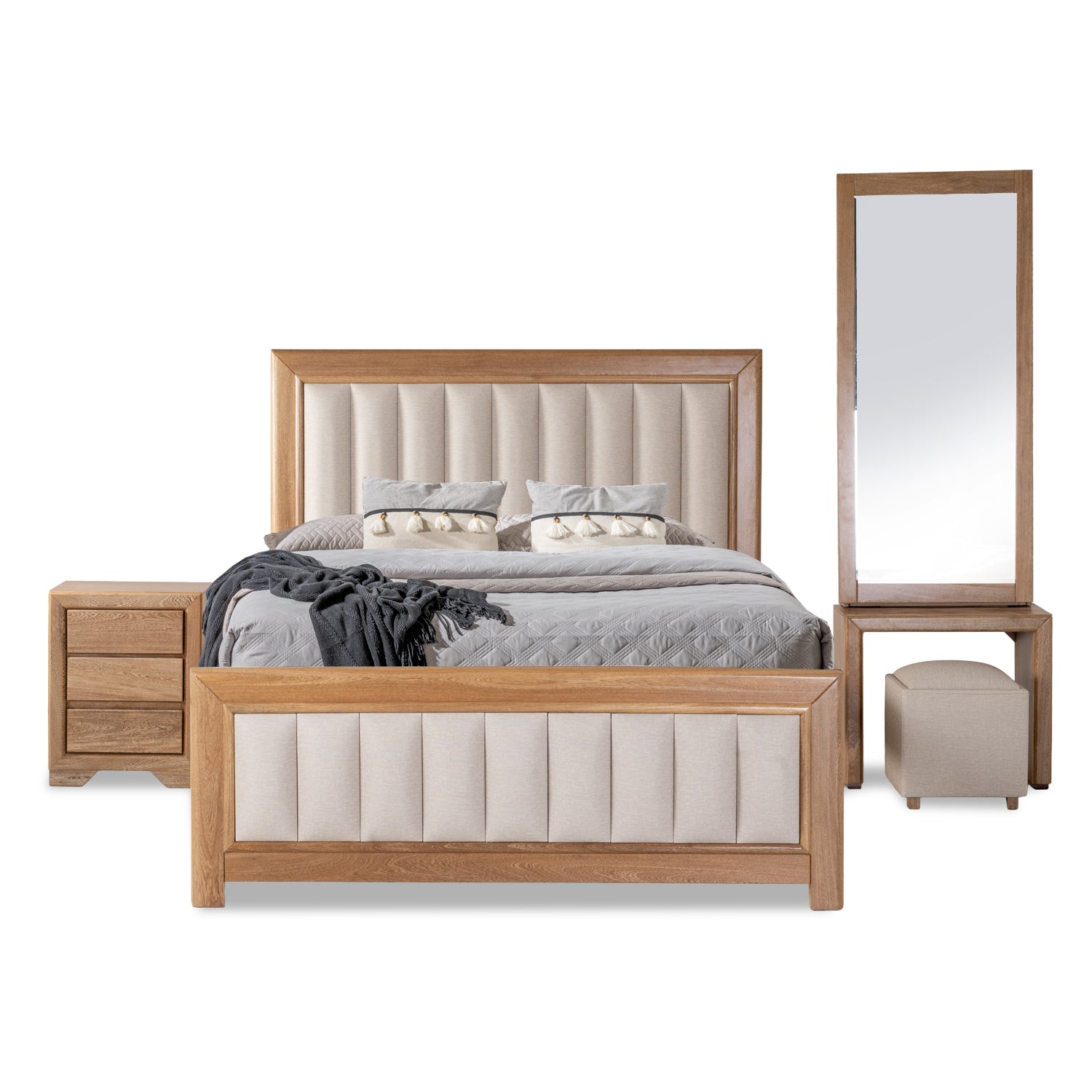 Alcoba Doble Marbella Eurolino Marfil, Natural