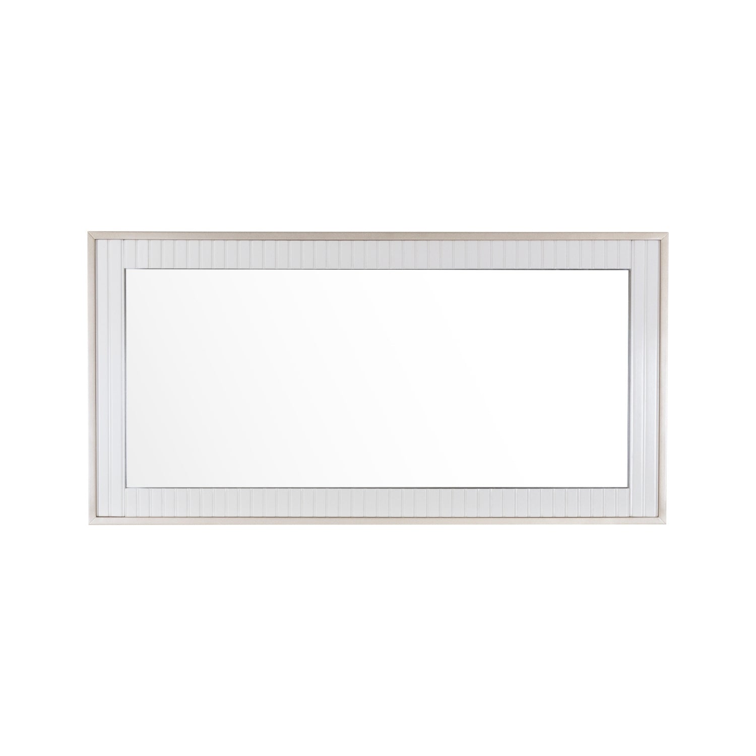 Espejo Berlin Blanco Perla, Champaña Premium