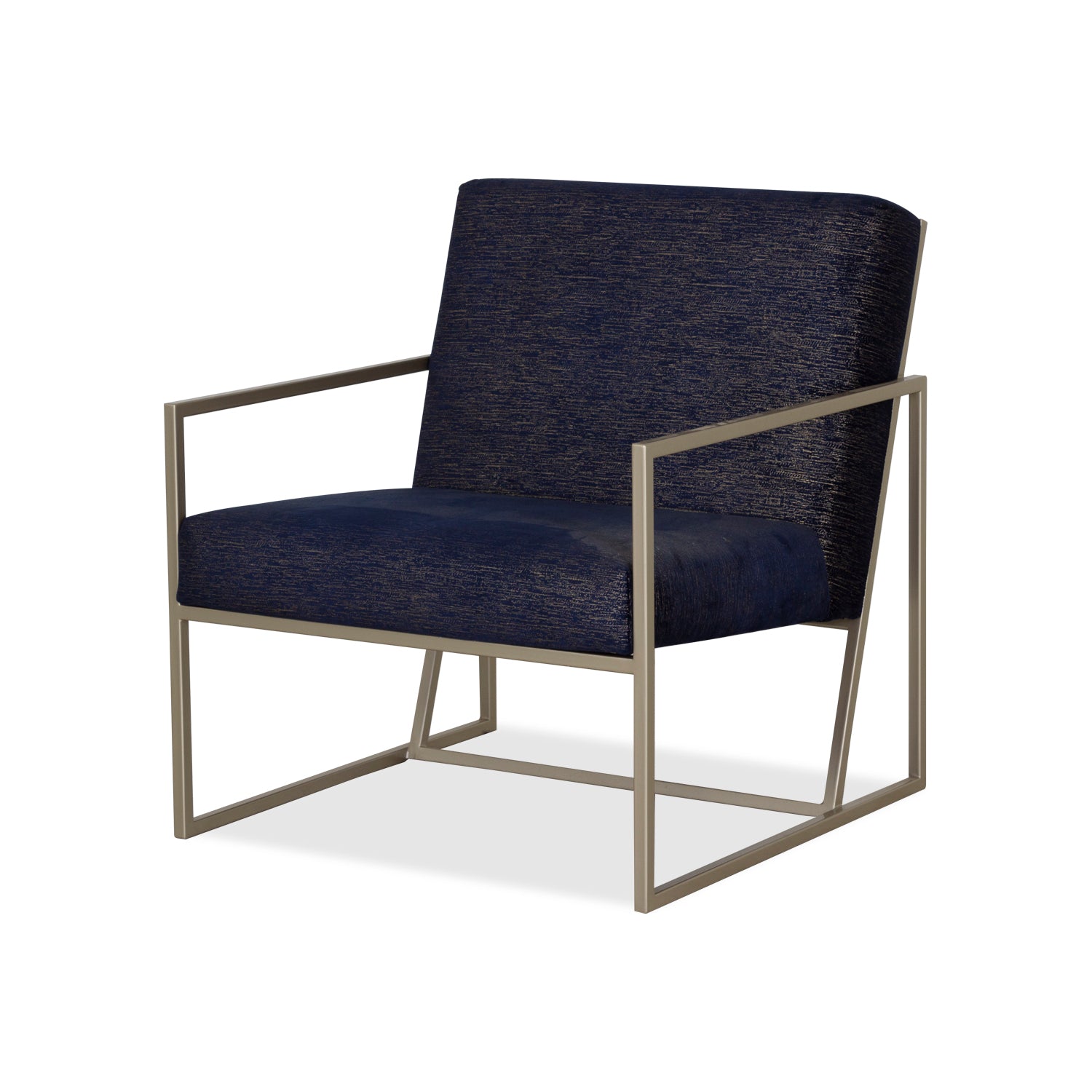 Poltrona Robi velvet Azul, Champaña