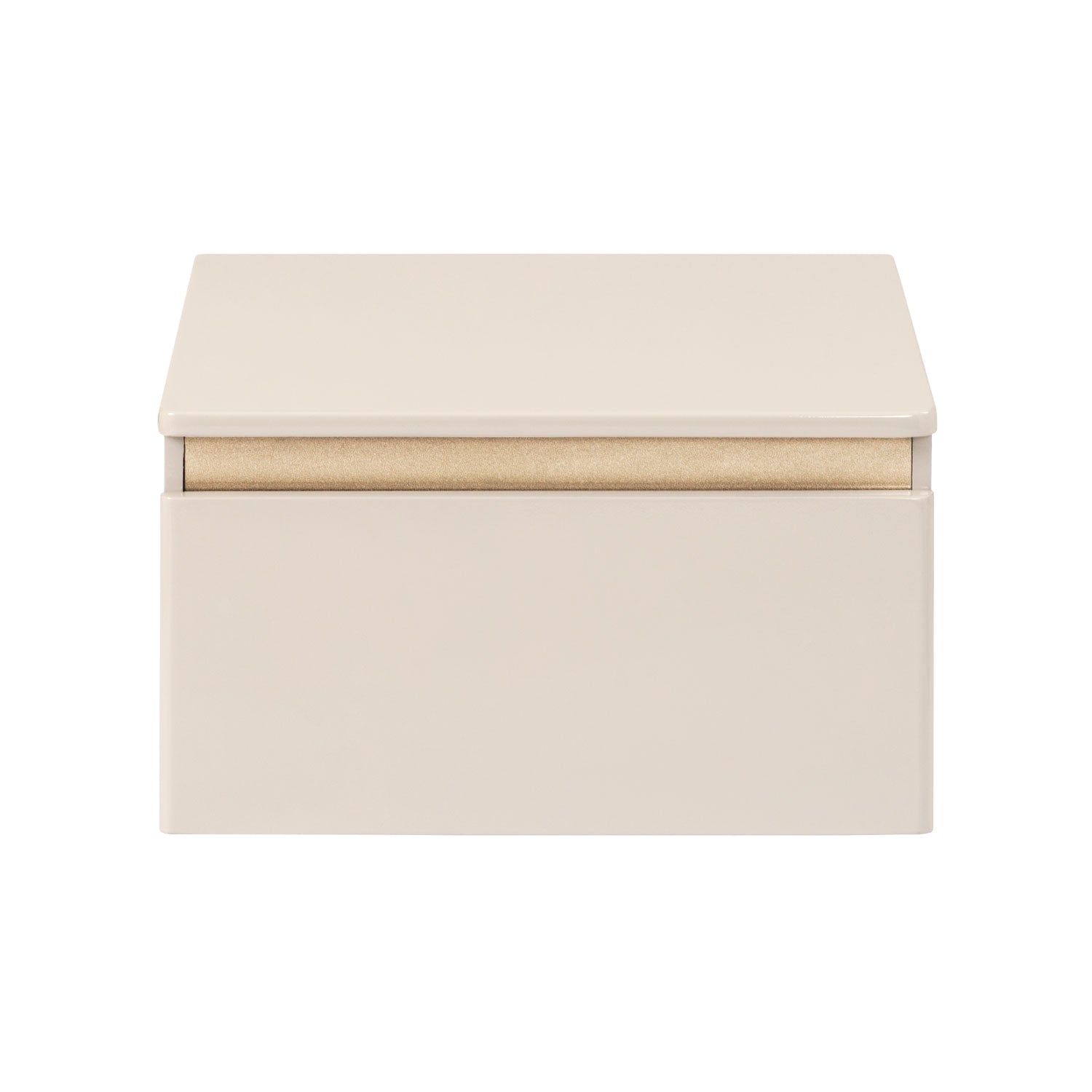 Mesa De Noche Harrison Greige, Champaña Flotante 38 Cm