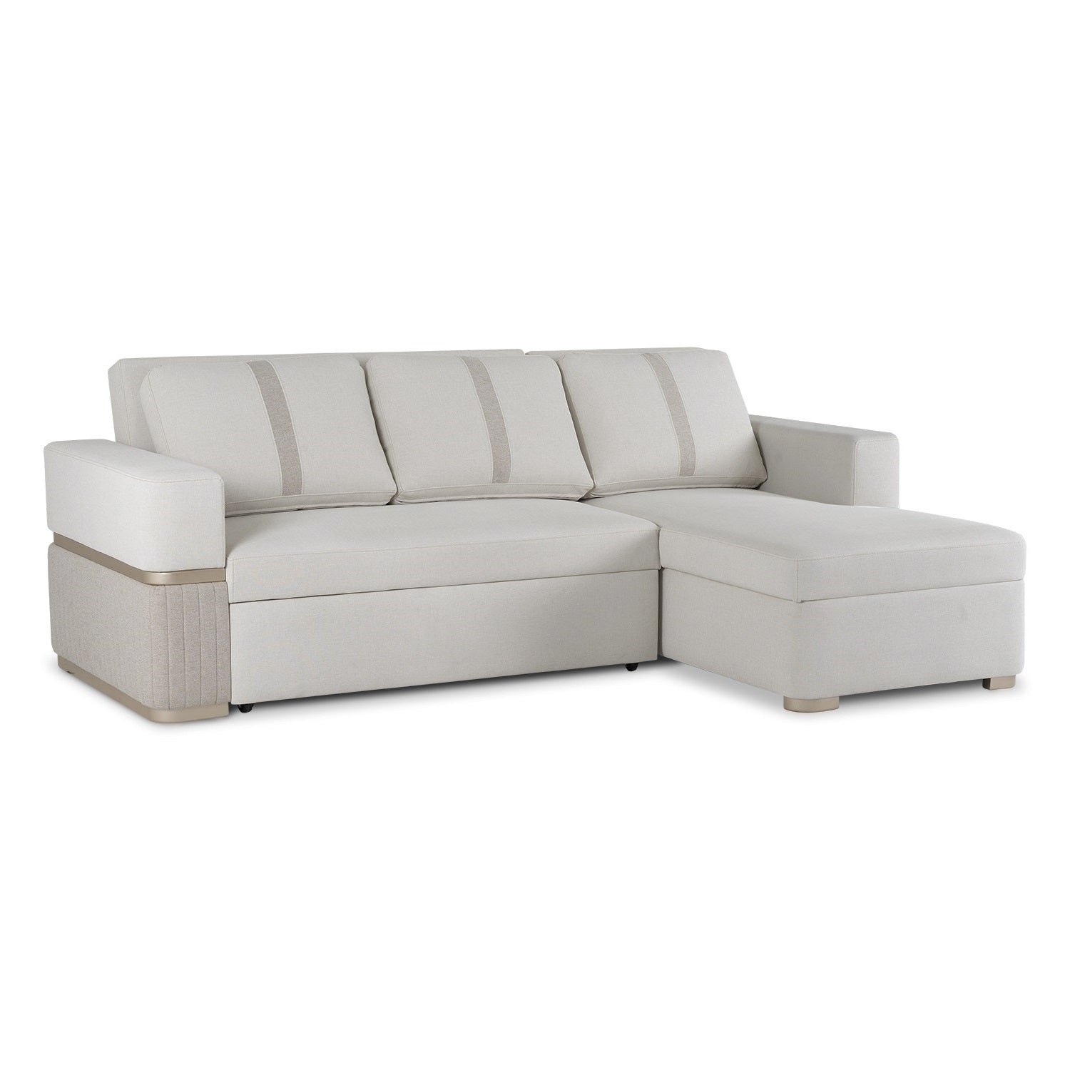 Sala Cama Dior Eurolino Blanco, Champaña Lado Der Brazo Desmontable