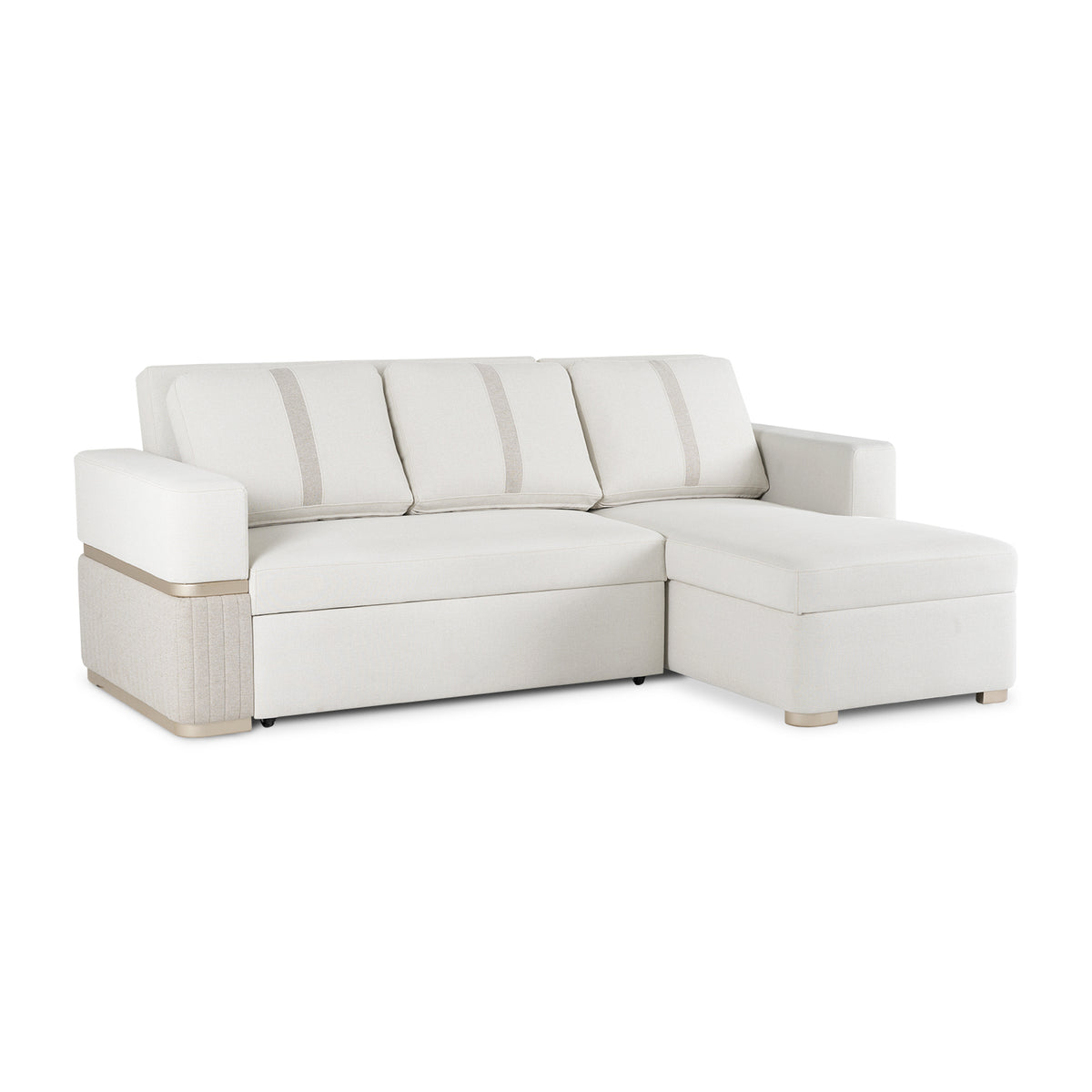Sala Cama Dior Eurolino Blanco, Champaña Lado Der 2M Brazo Desmontable