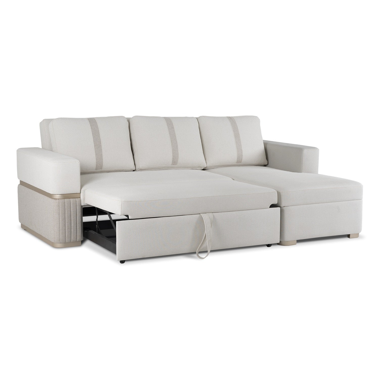 Sala Cama Dior Eurolino Blanco, Champaña Lado Der Brazo Desmontable