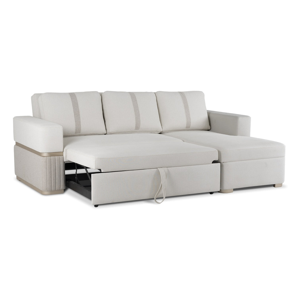 Sala Cama Dior Eurolino Blanco, Champaña Lado Der Brazo Desmontable