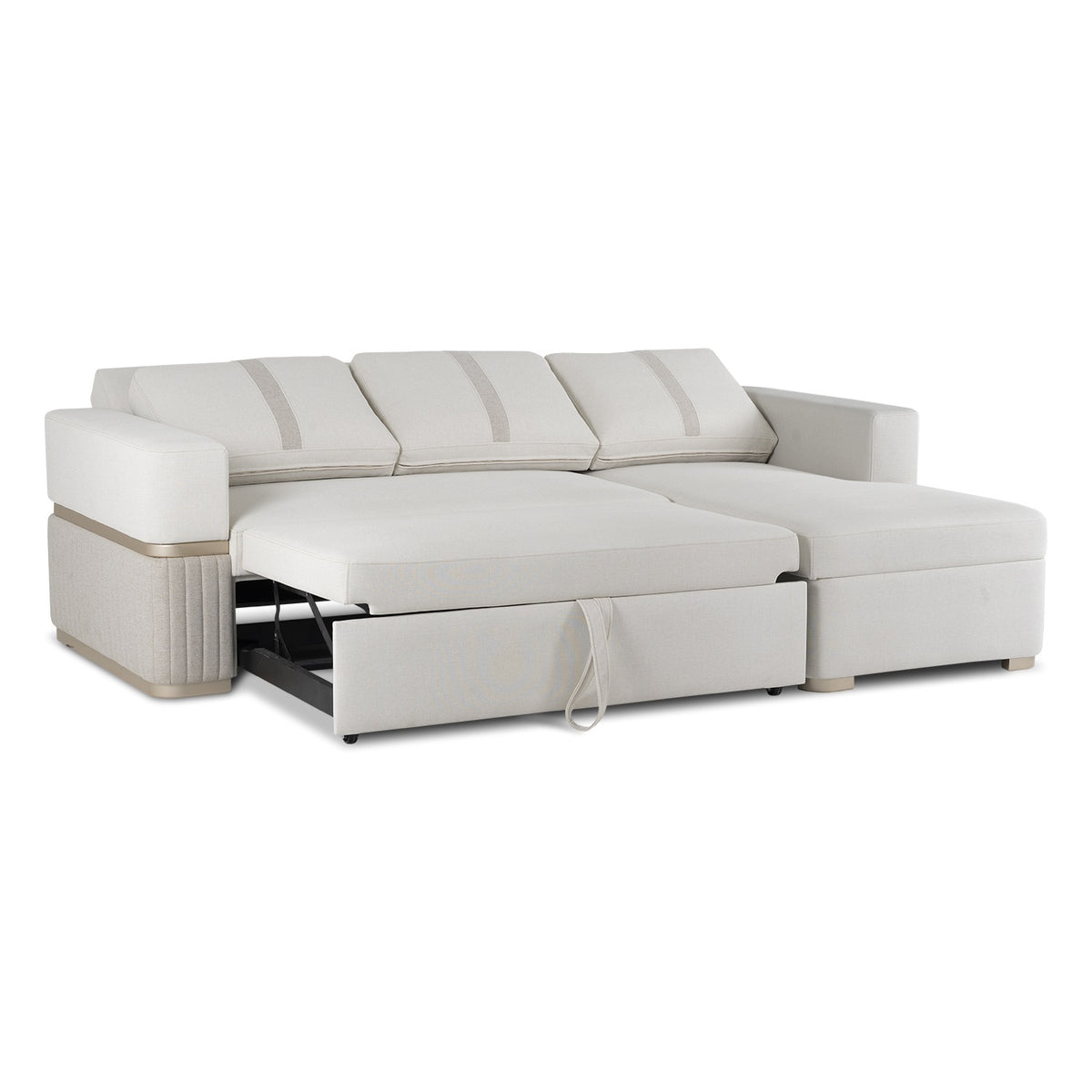 Sala Cama Dior Eurolino Blanco, Champaña Lado Der Brazo Desmontable