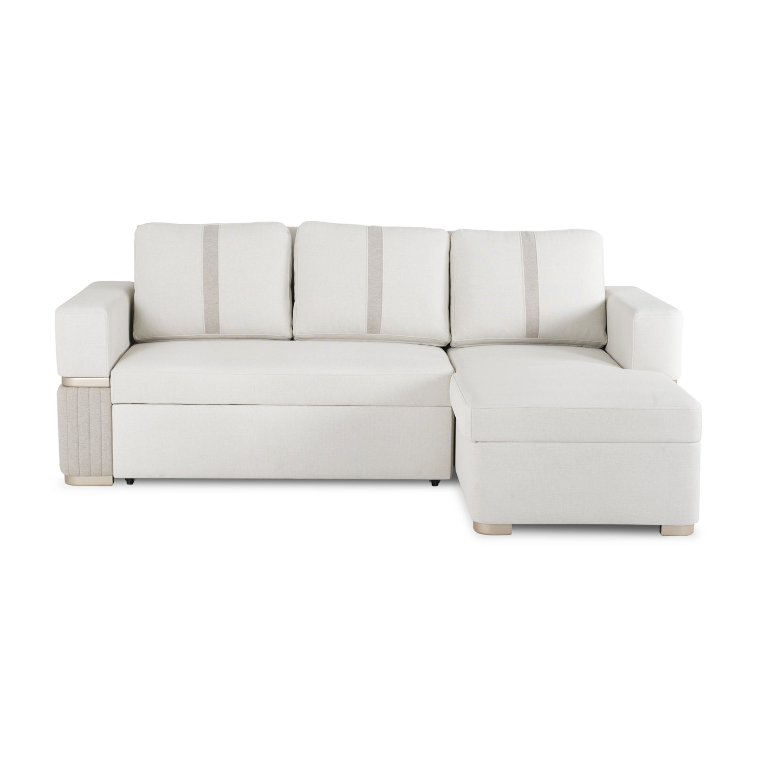 Sala Cama Dior Eurolino Blanco, Champaña Lado Der 2M Brazo Desmontable