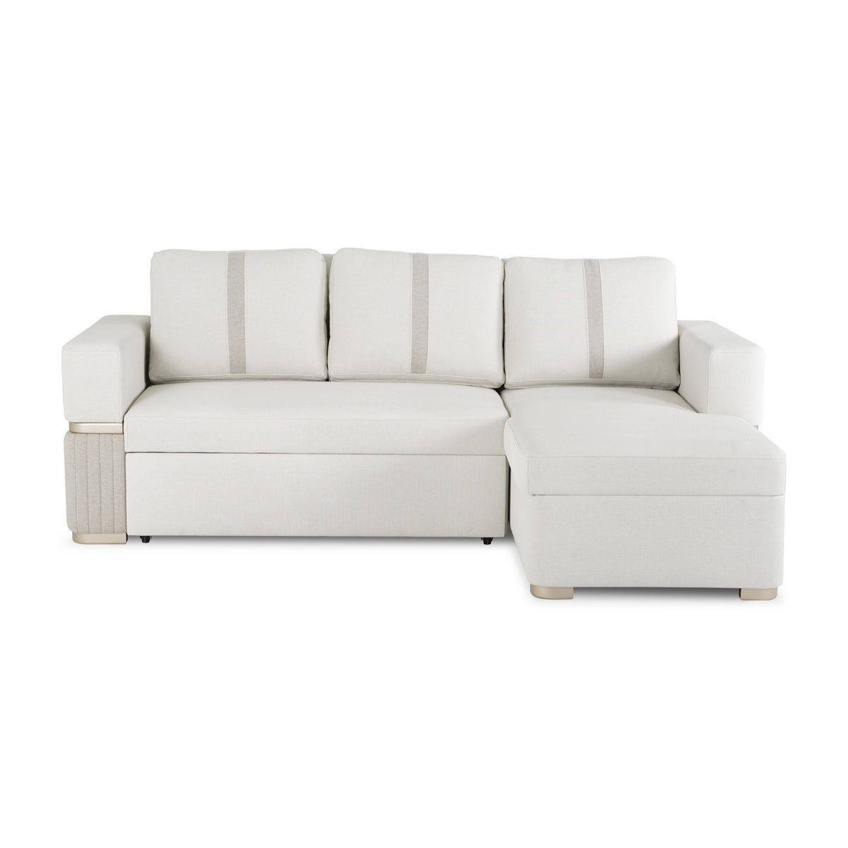 Sala Cama Dior Eurolino Blanco, Champaña Lado Der 2M Brazo Desmontable