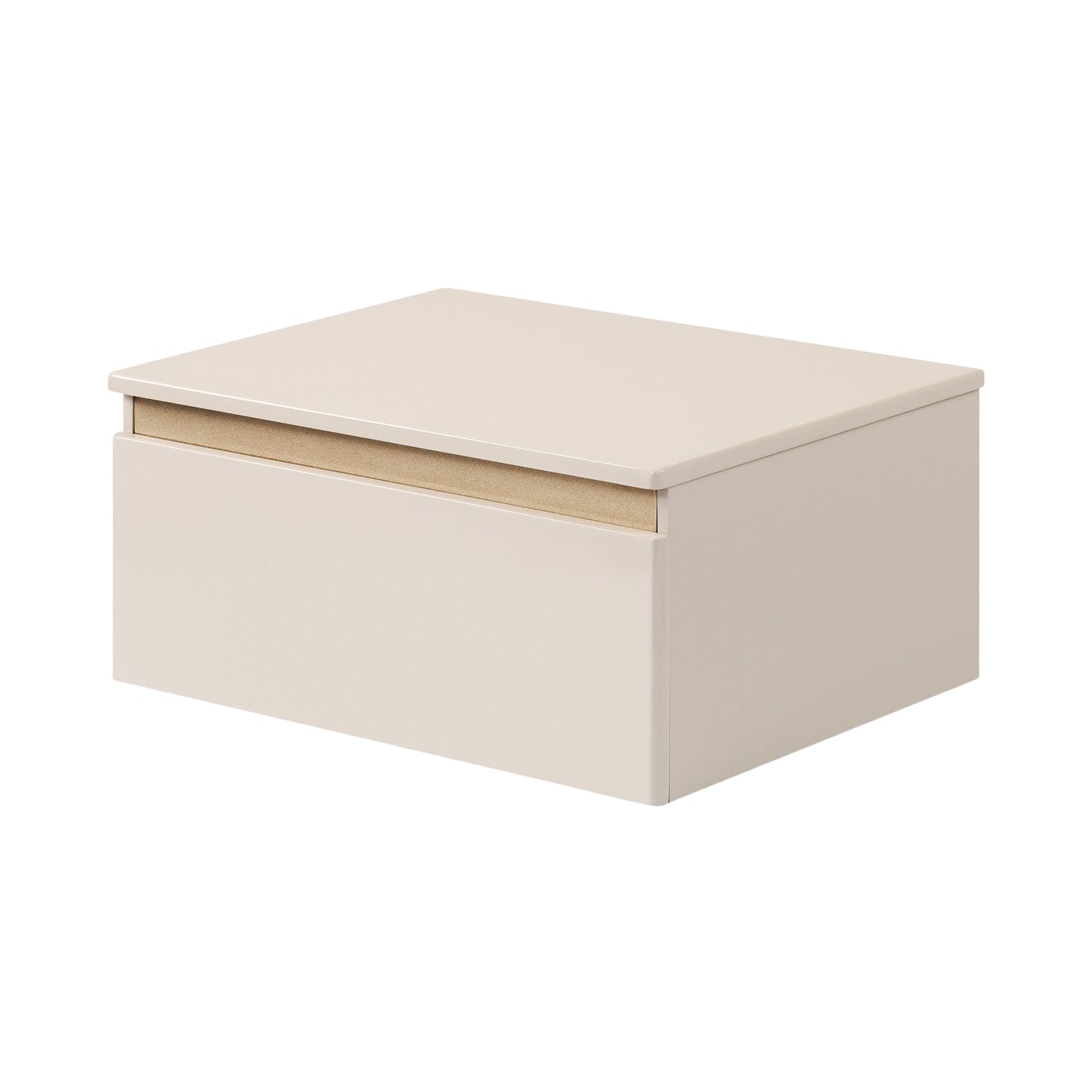 Mesa De Noche Harrison Greige, Champaña Flotante