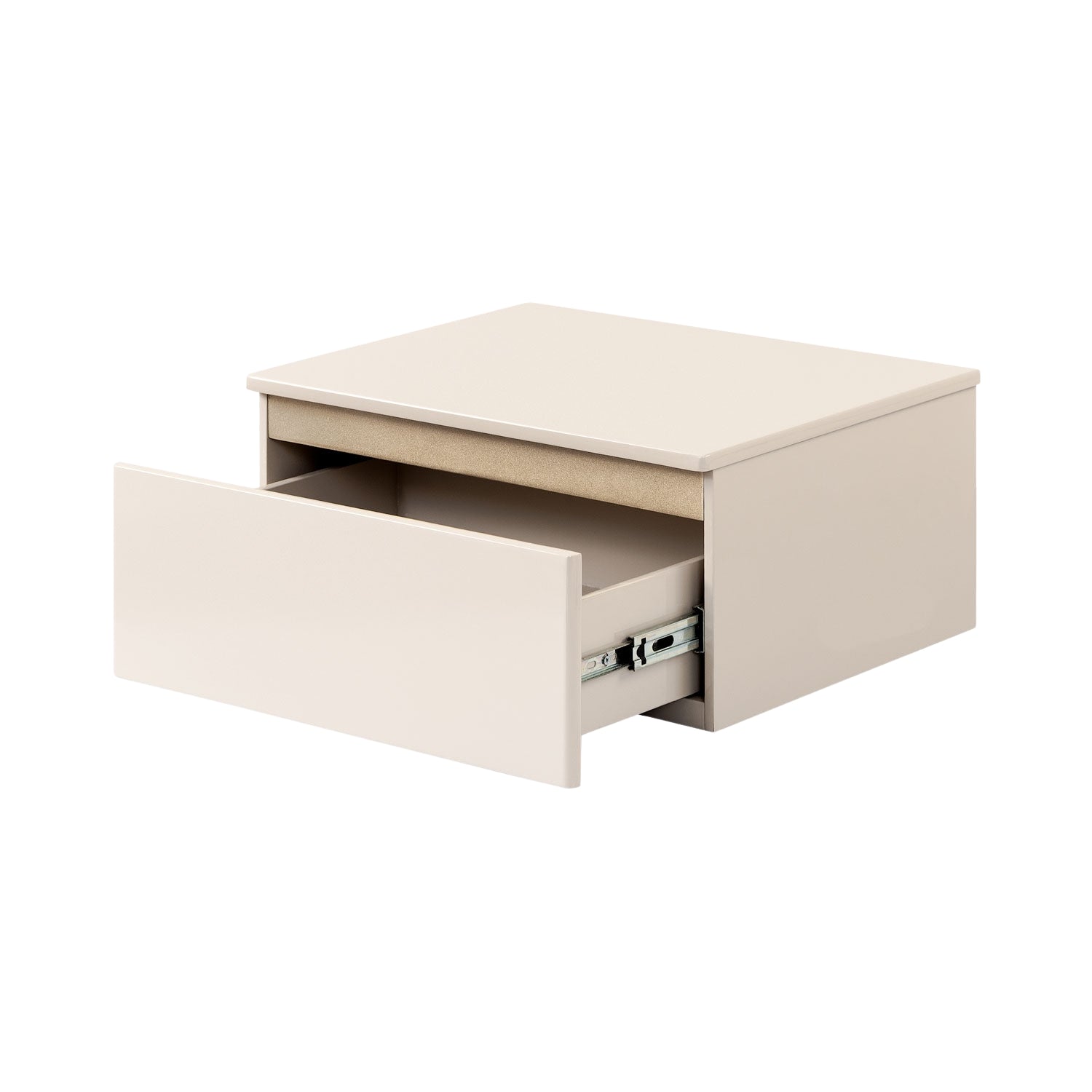 Mesa De Noche Harrison Greige, Champaña Flotante