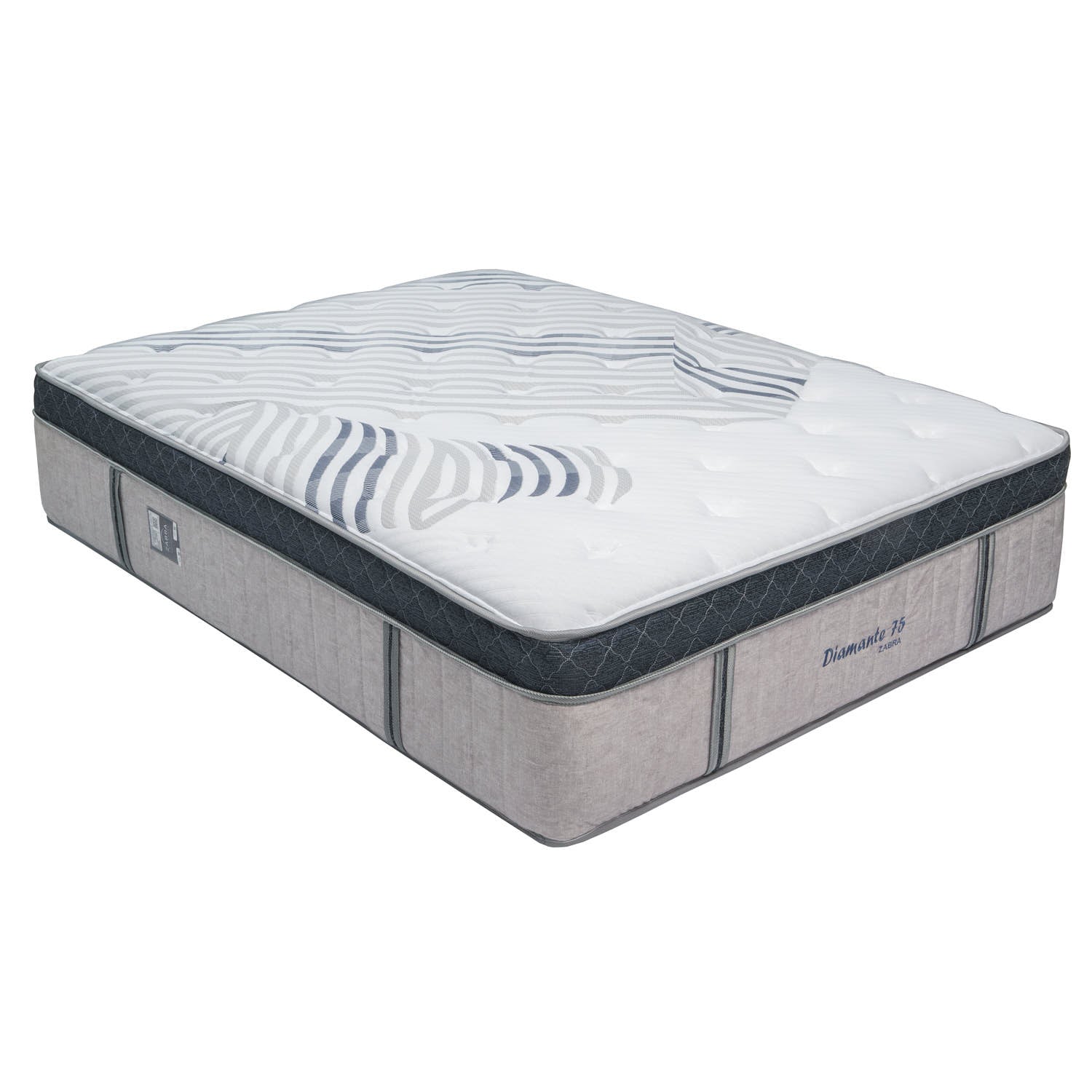 Colchón Doble Diamante 75 Euro Top (Garantia 15 años)