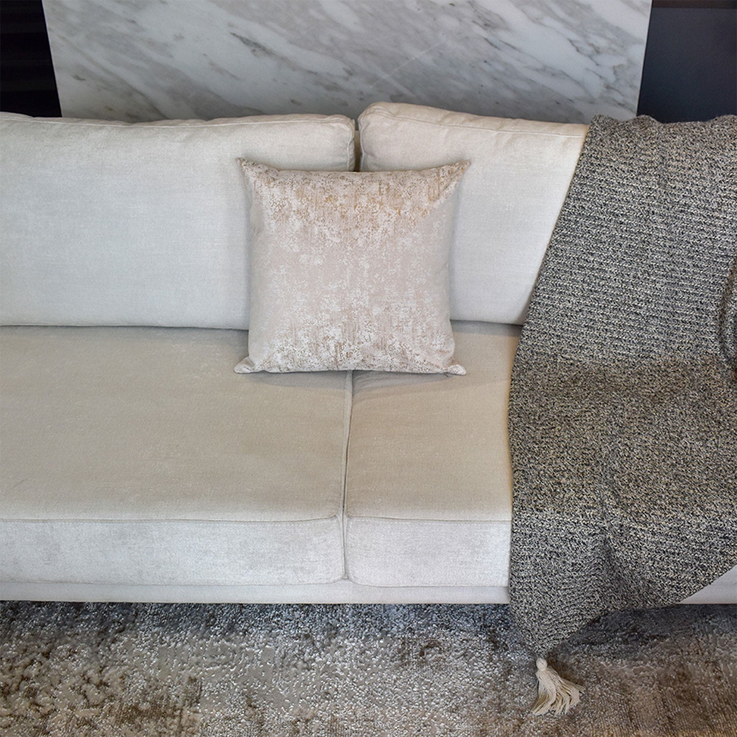 Cojín 45X45 Lira Liso Arena