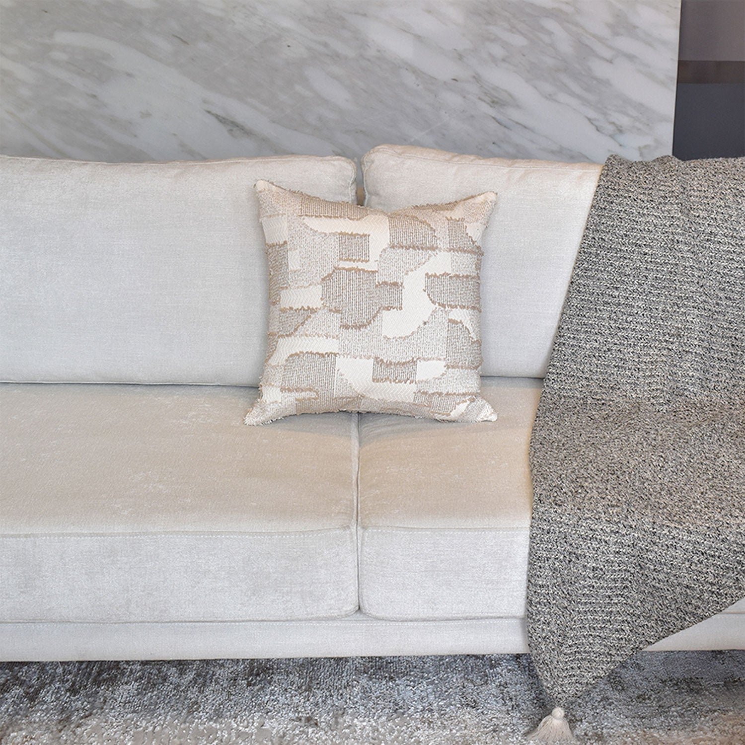 Cojín 45X45 Colonial Beige