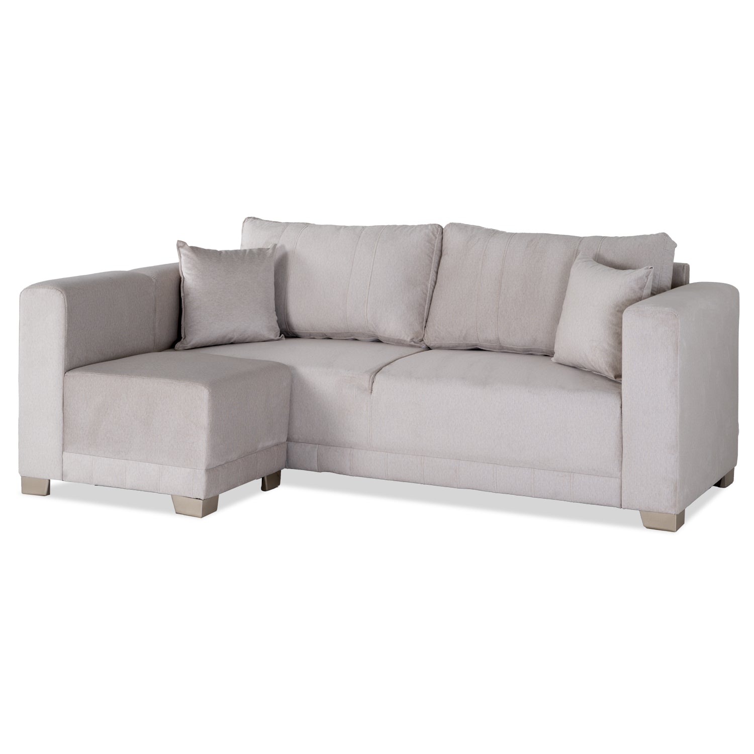 Sala Funcional Andora Velvet Suprema Sand, Champaña Brazo Desmontable